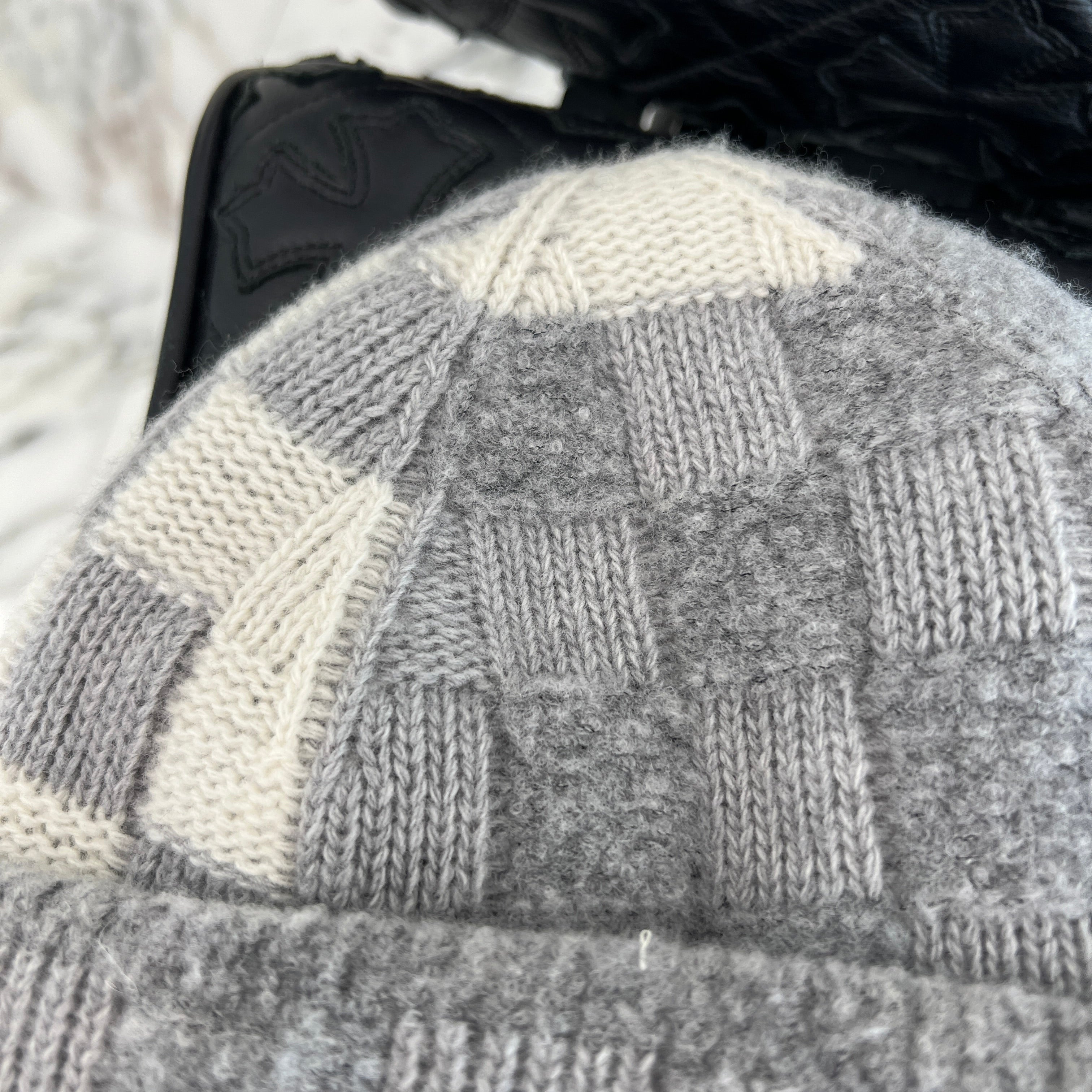 LOUIS VUITTON 2024SS Crushed Damouflage Pearl Beanie M7874A Size S ルイヴィトン クラッシュ ダモフラージュ パール ビーニー サイズS