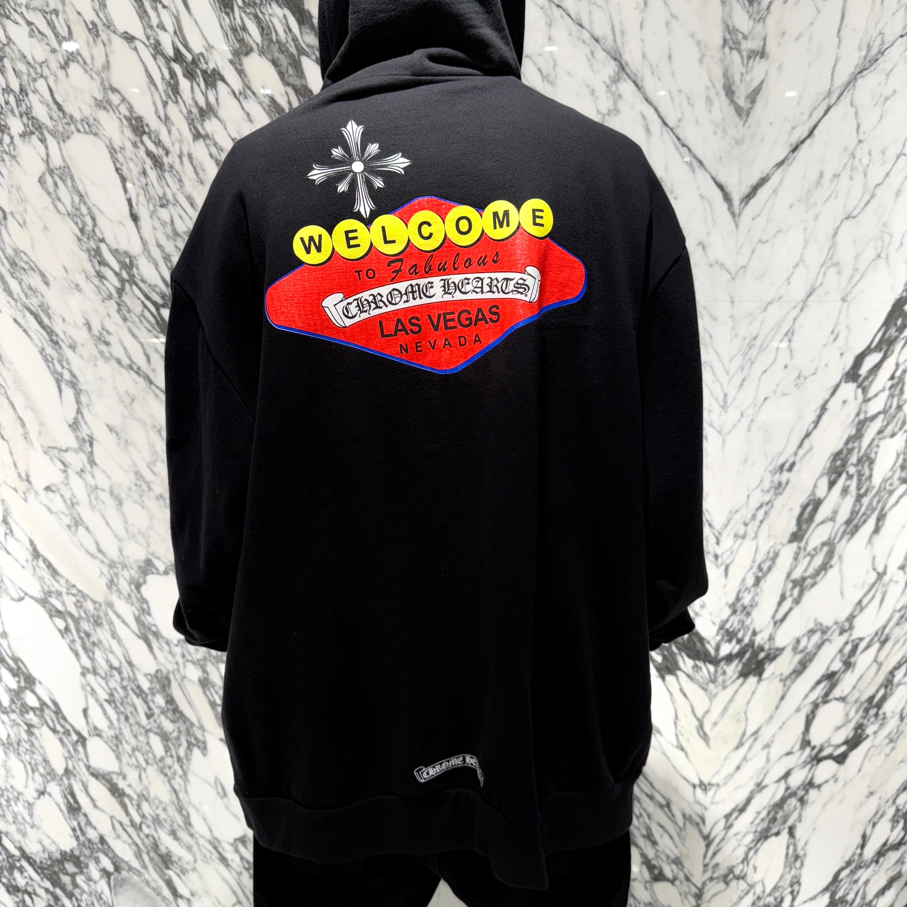 CHROME HEARTS Las Vegas Limited Pullover Hoodie Size XXL