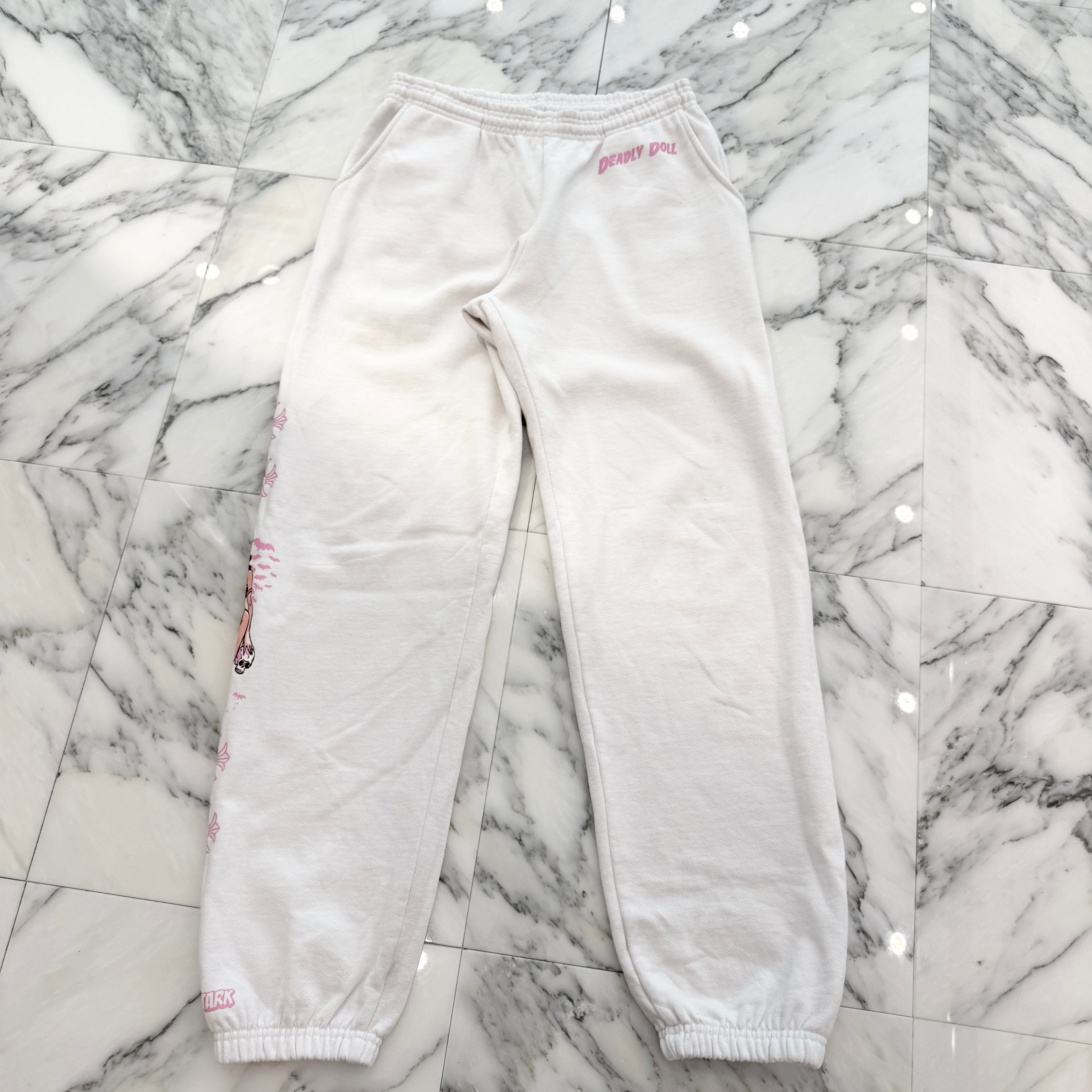 CHROME HEARTS × DEADLLY DOLL JESSE JO STARK Sweat Pants Size M クロムハーツ × デッドリドール ジェシー・ジョー・スターク スウェットパンツ サイズM