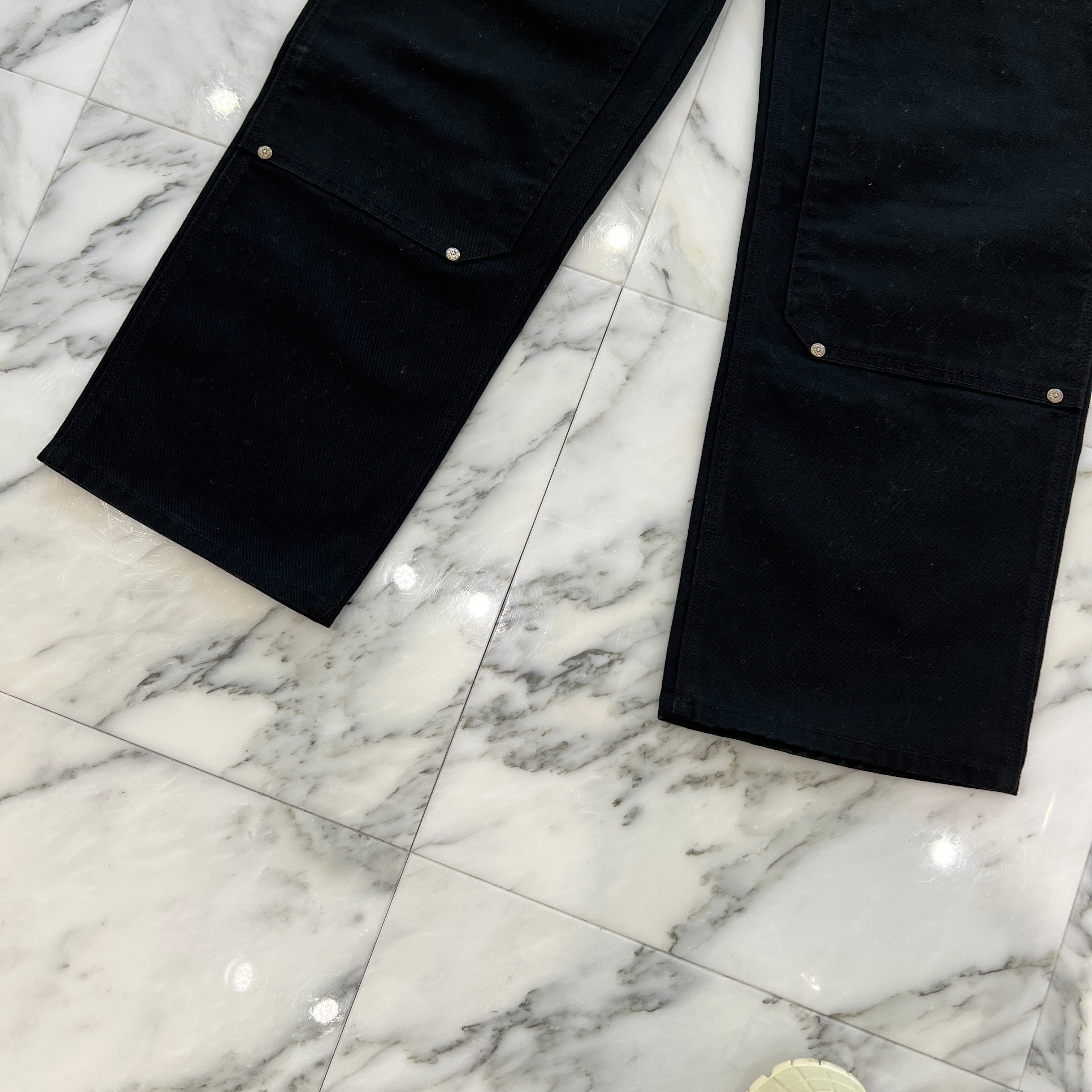 CHROME HEARTS Carpenter Cross Ball Button Denim Pants Size 32 クロムハーツ カーペンター クロスボールボタン デニムパンツ サイズ32