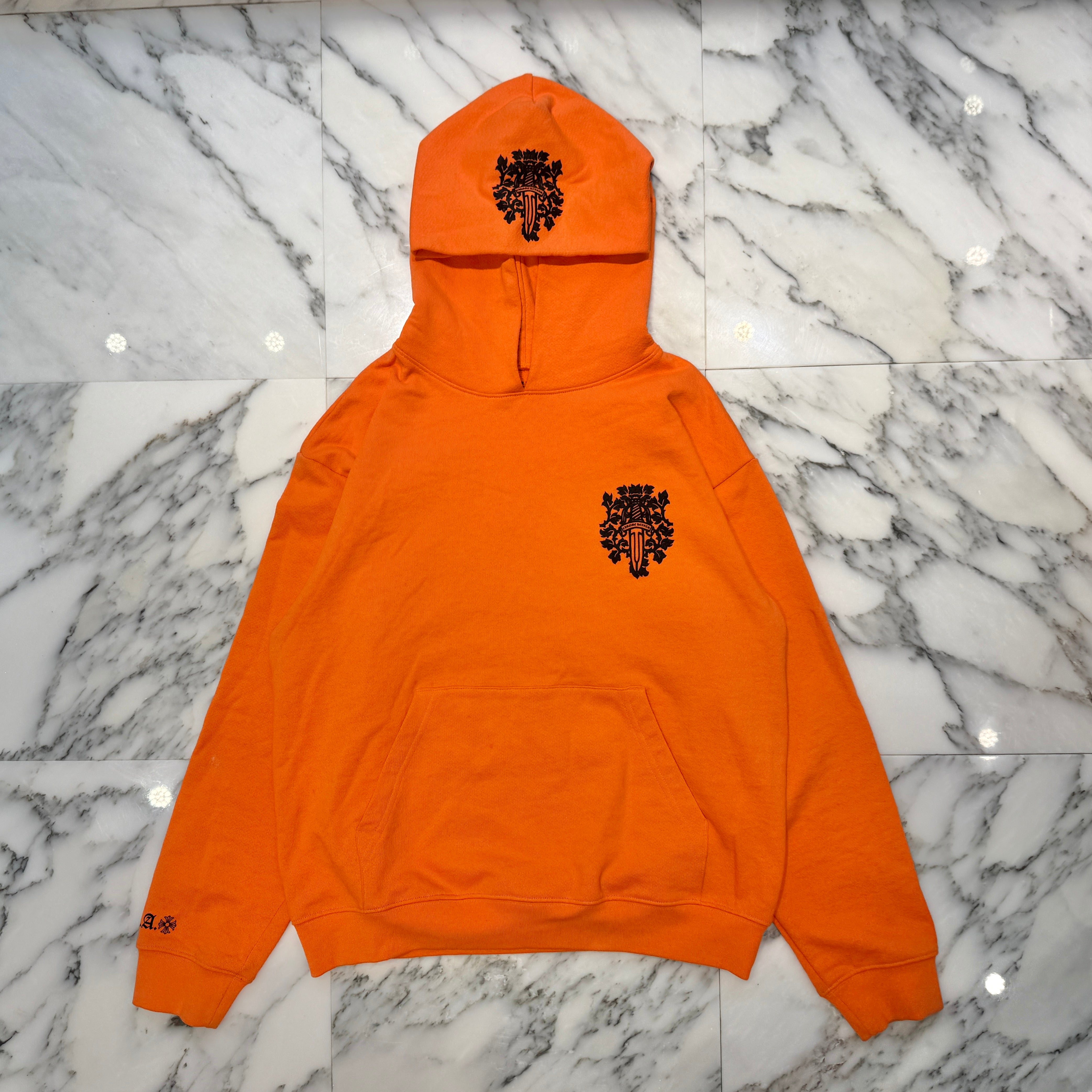 CHROME HEARTS VINE DGR Pullover Hoodie Size L