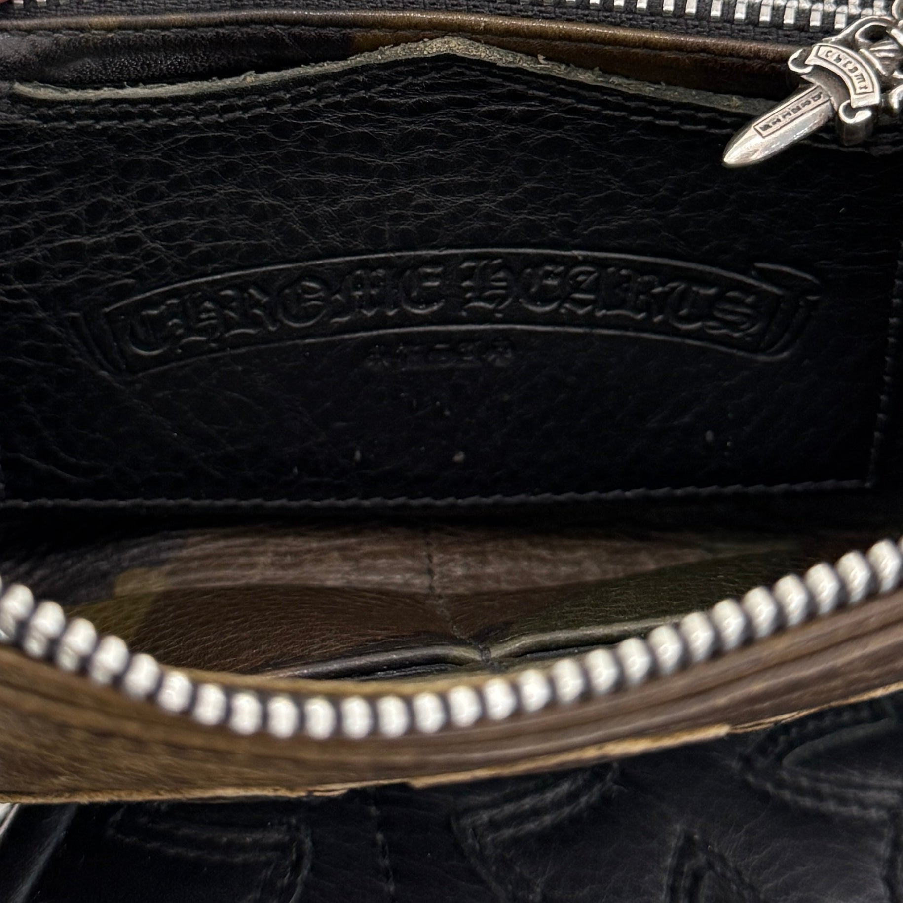 CHROME HEARTS Camo 3 Cemetery Cross Leather Patch REC F ZIP #2 Wallet クロムハーツ カモ 3セメタリークロス レザーパッチ レック F ジップ #2 ウォレット