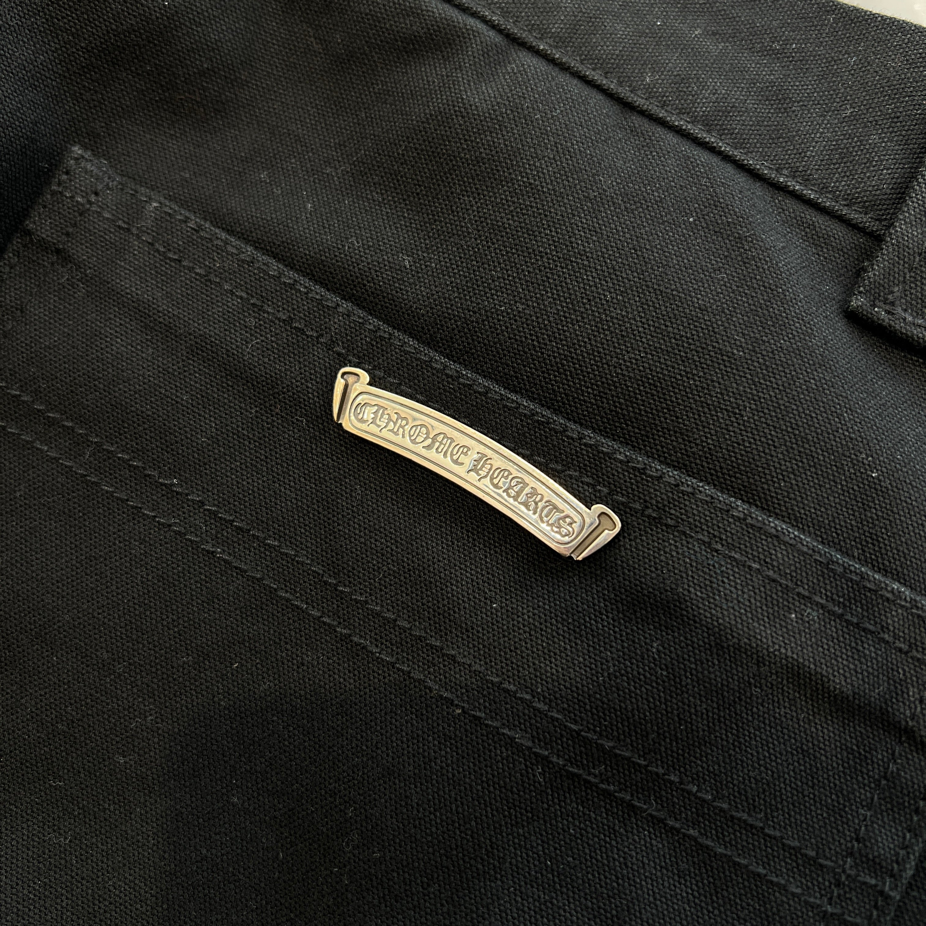 CHROME HEARTS Carpenter Cross Ball Button Denim Pants Size 32 クロムハーツ カーペンター クロスボールボタン デニムパンツ サイズ32