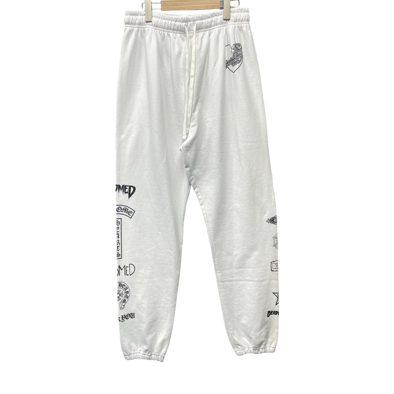 CHROME HEARTS×DEADLY DOLL Multi Logo Sweat Pants Size XL