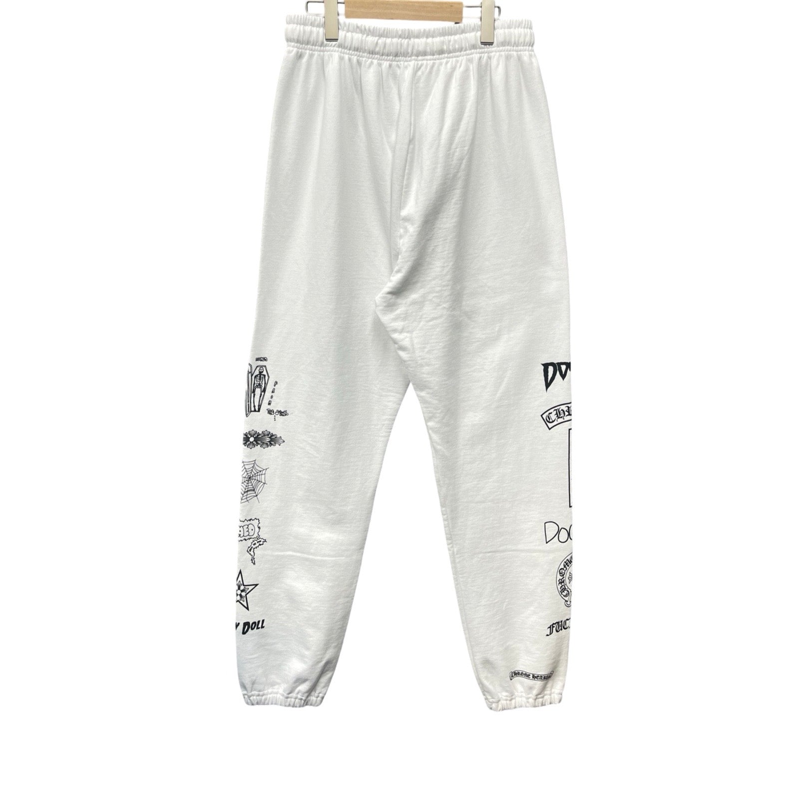CHROME HEARTS×DEADLY DOLL Multi Logo Sweat Pants Size XL