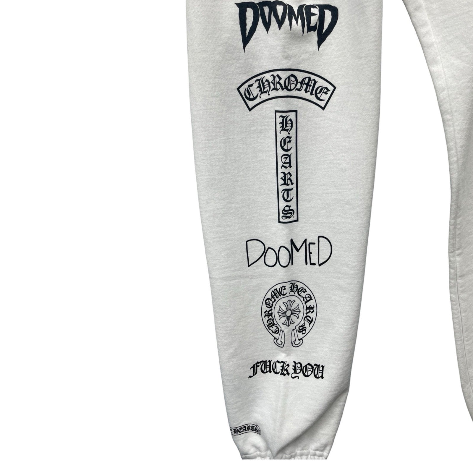 CHROME HEARTS×DEADLY DOLL Multi Logo Sweat Pants Size XL