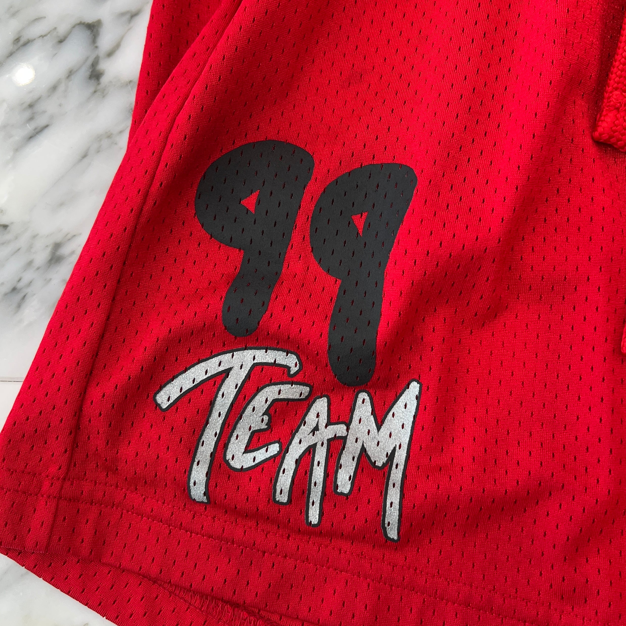 CHROME HEARTS × MATTY BOY "TEAM" Mesh Varsity Shorts Size S クロムハーツ × マッティボーイ チームメッシュバーシティ ショーツ サイズS