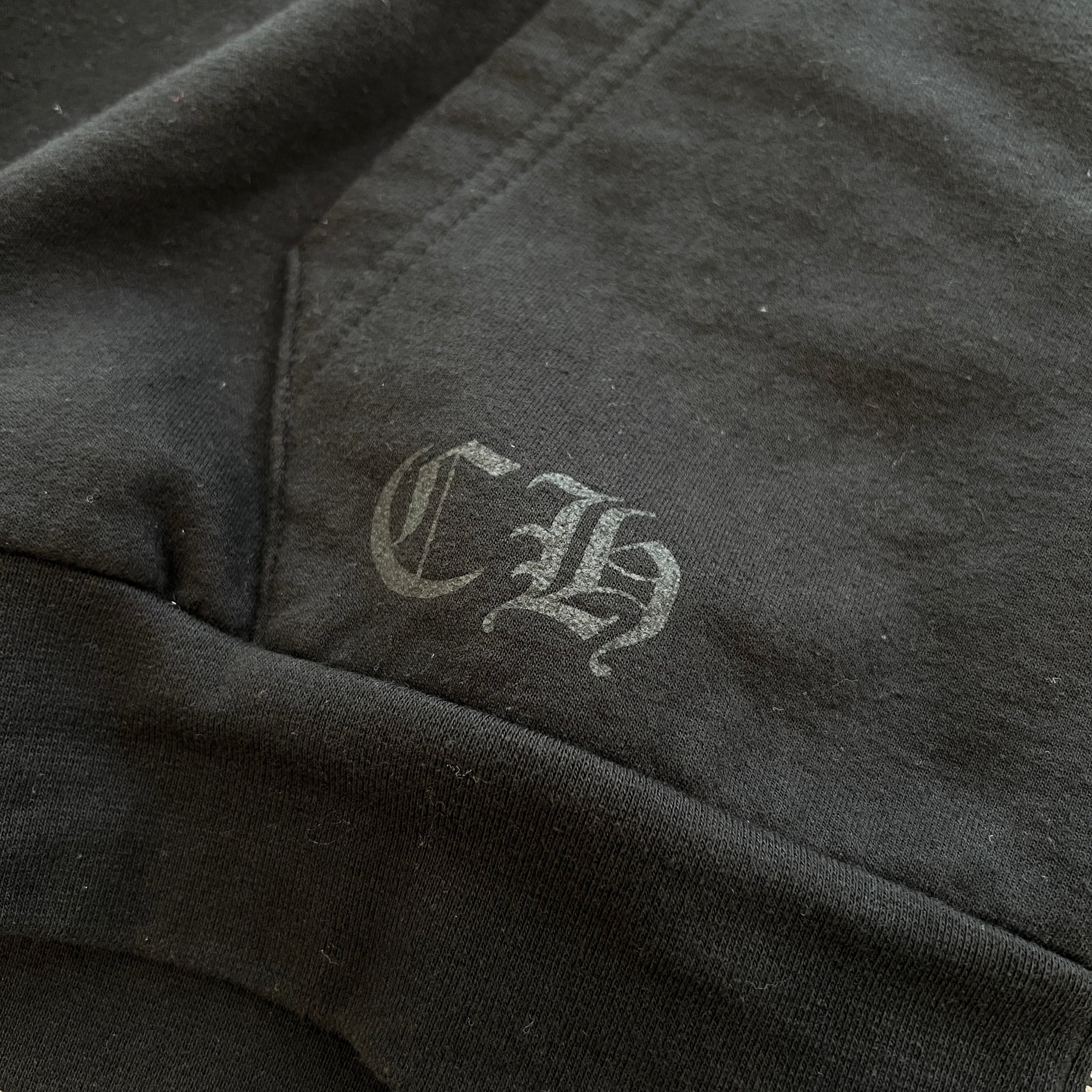 CHROME HEARTS Multi Color Cemetery Cross Zip Up Hoodie Size XL クロムハーツ マルチカラー セメタリークロス ジップアップ フーディ サイズXL