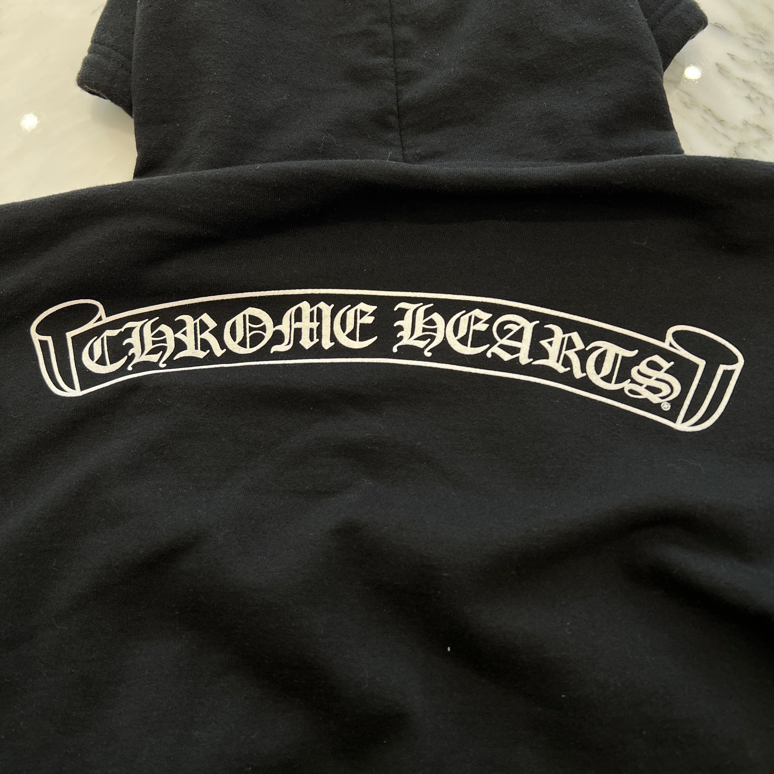 CHROME HEARTS Multi Color Cemetery Cross Zip Up Hoodie Size XL クロムハーツ マルチカラー セメタリークロス ジップアップ フーディ サイズXL