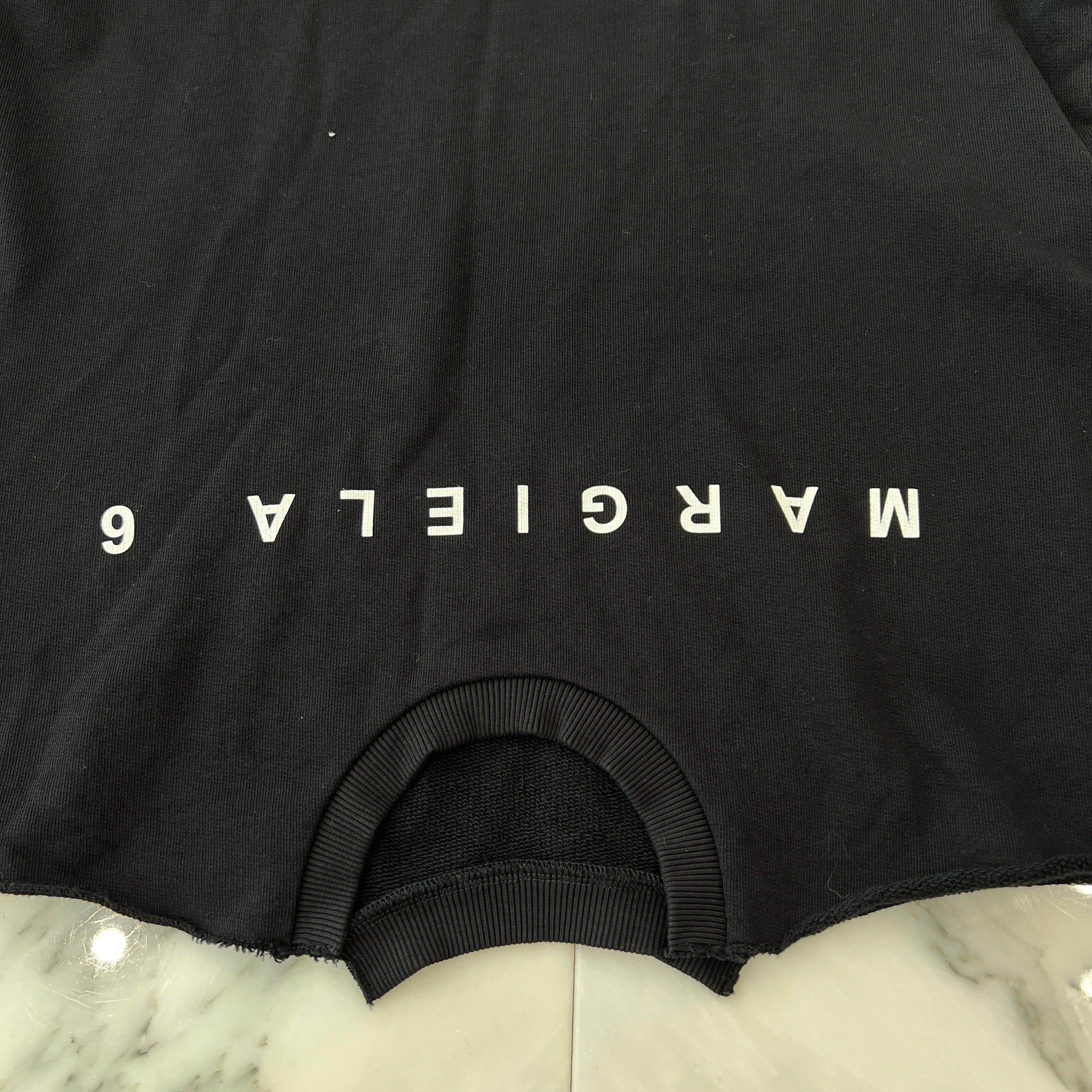 MM6 Maison Margiela 2022SS Logo Print Short Sleeve Tee Dress M60271-MM006 Size 6  MM6 メゾンマルジェラ ロゴプリント ショートスリーブ Tシャツ ワンピース サイズ6