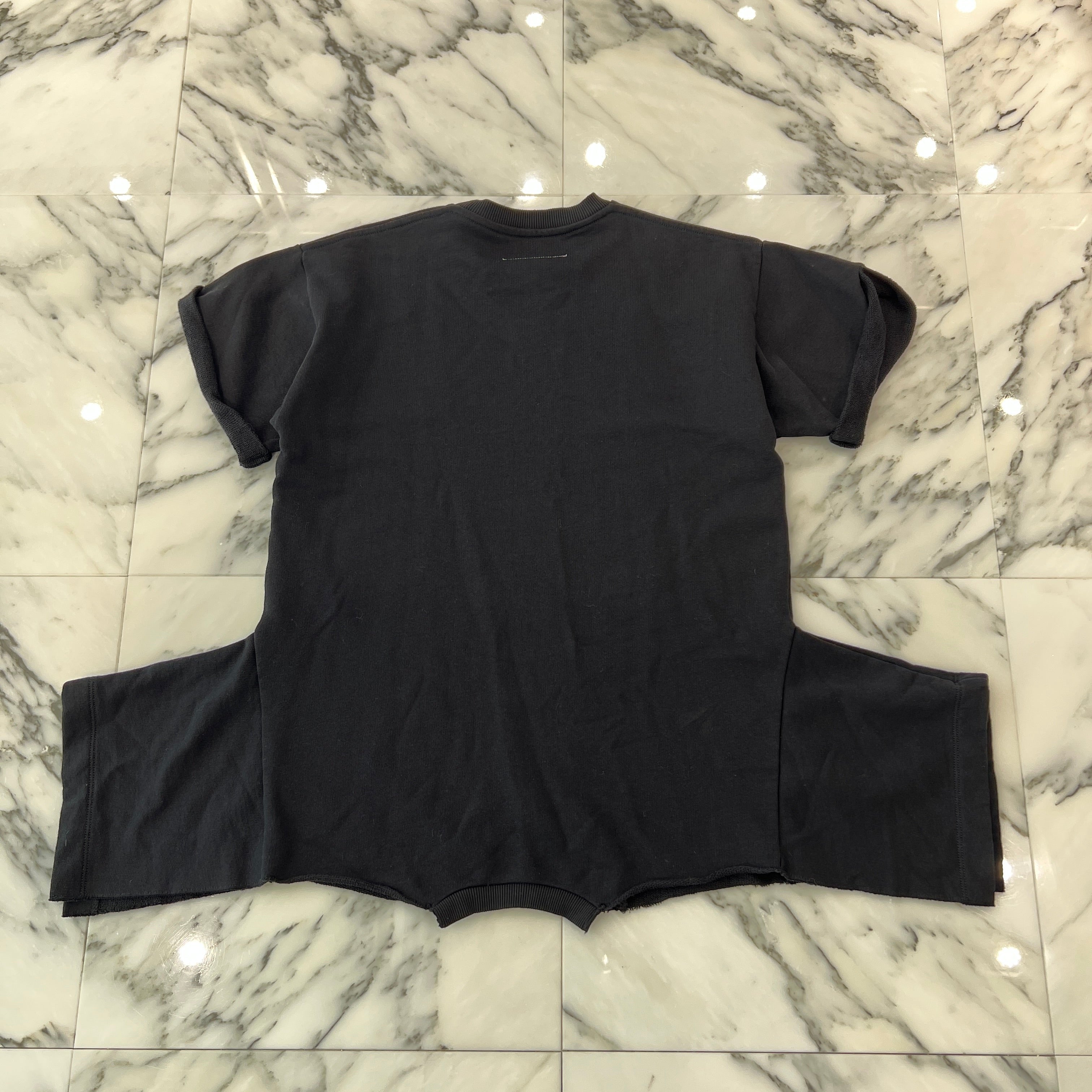 MM6 Maison Margiela 2022SS Logo Print Short Sleeve Tee Dress M60271-MM006 Size 6  MM6 メゾンマルジェラ ロゴプリント ショートスリーブ Tシャツ ワンピース サイズ6