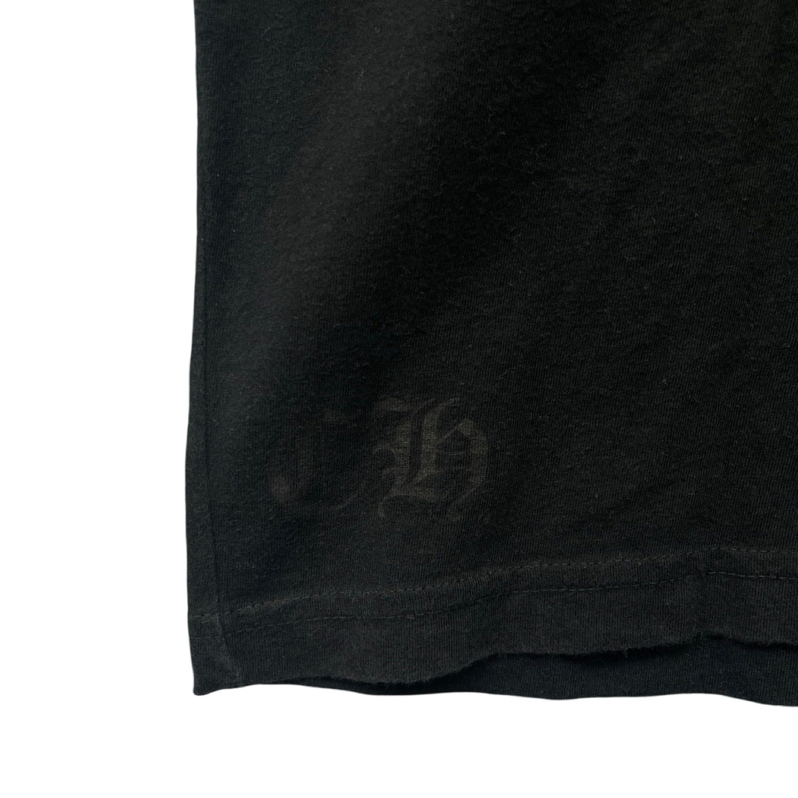 CHROME HEARTS Back Cross Neck Logo Tee Size L