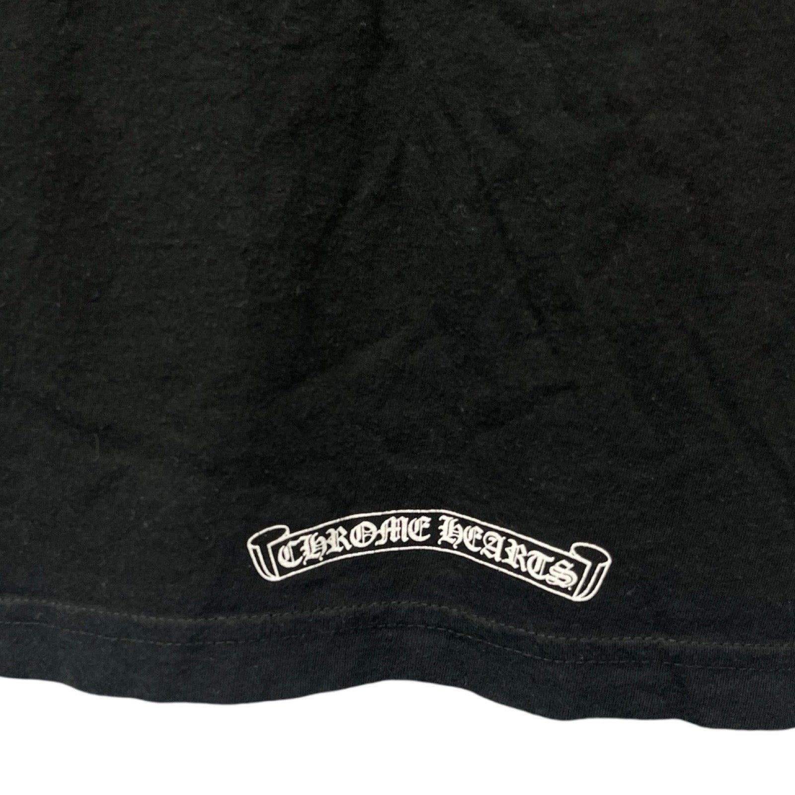 CHROME HEARTS Back Cross Neck Logo Tee Size L