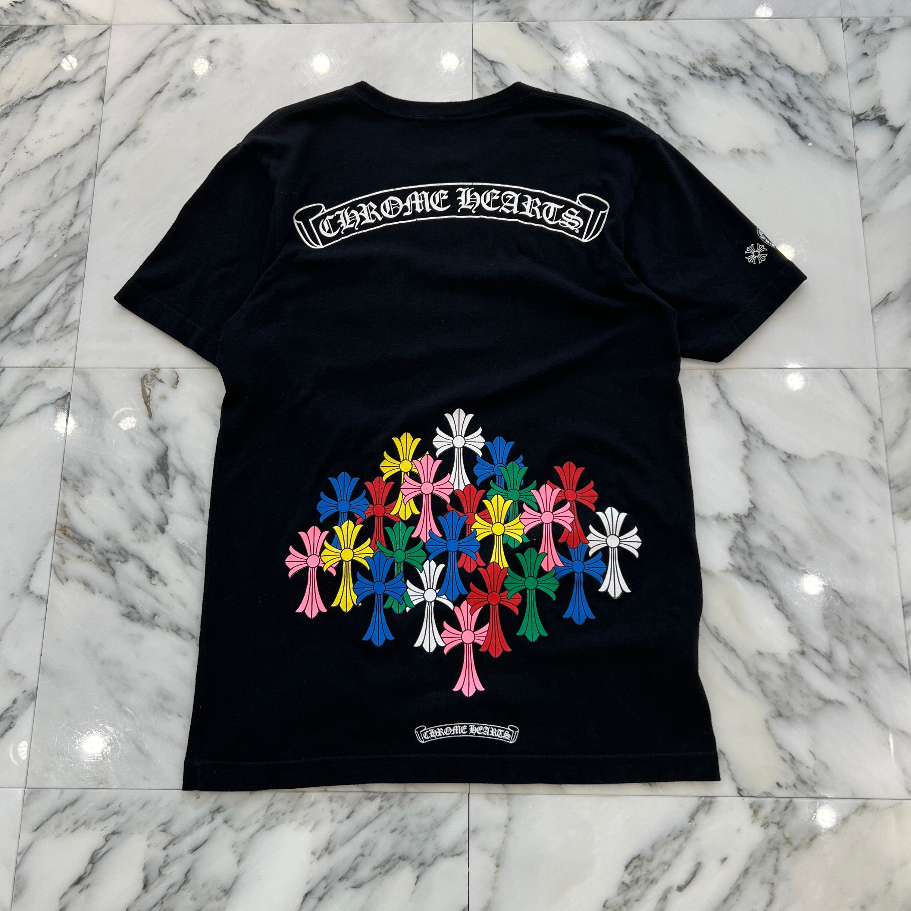 CHROME HEARTS MLTCOL CEM CRS Tee Size M クロムハーツ マルチカラー セメタリークロス Tシャツ サイズM