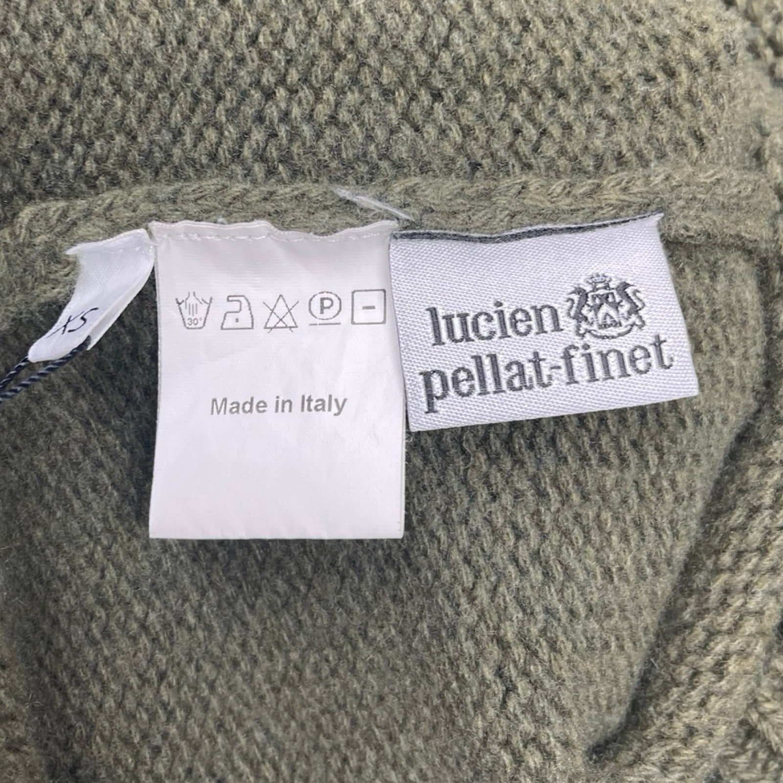 lucien pellat-finet Skull Embroidery Wool Knit Sweater Size XS