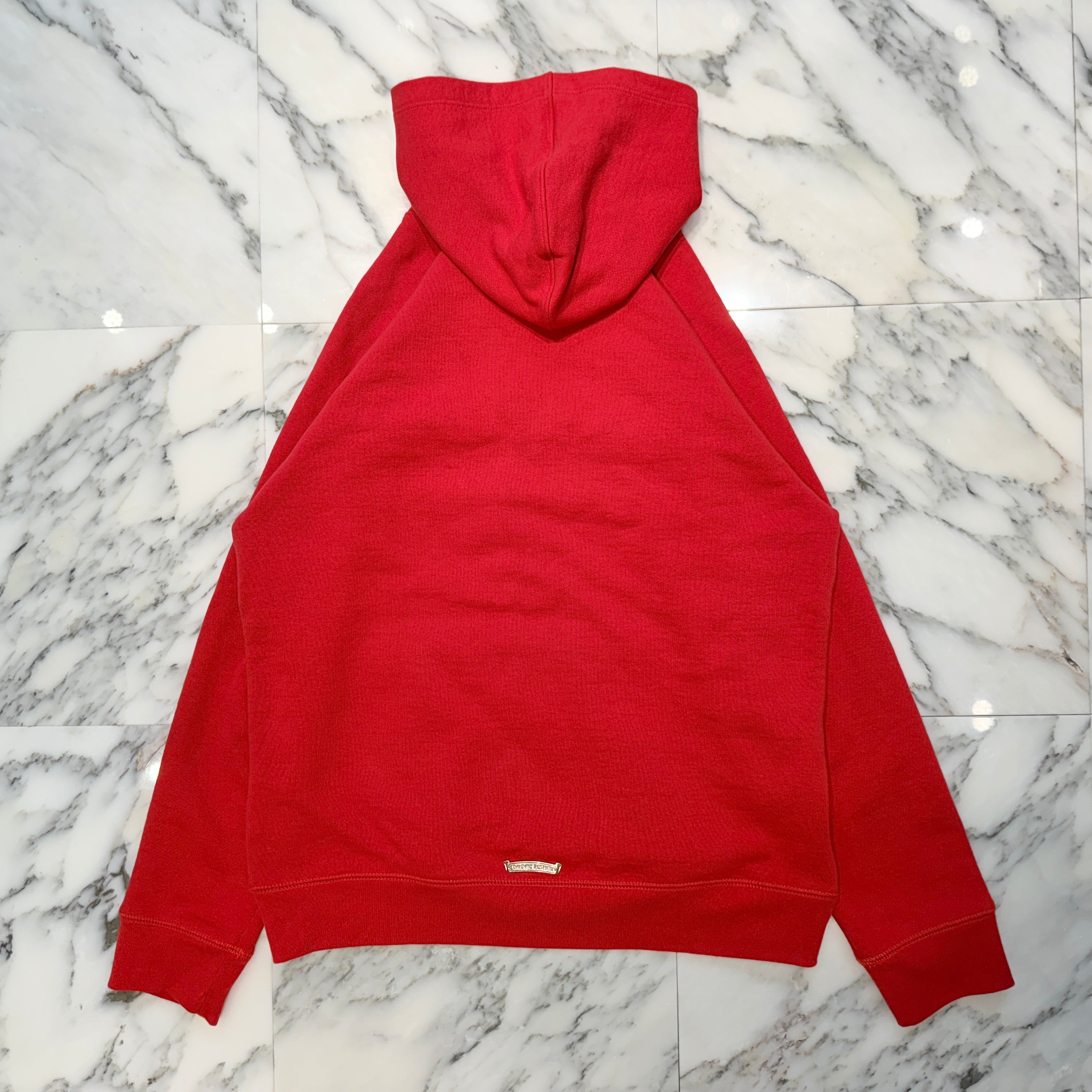 CHROME HEARTS King Taco 3 Cemetery Cross Embroidery Pullover Hoodie Size XL