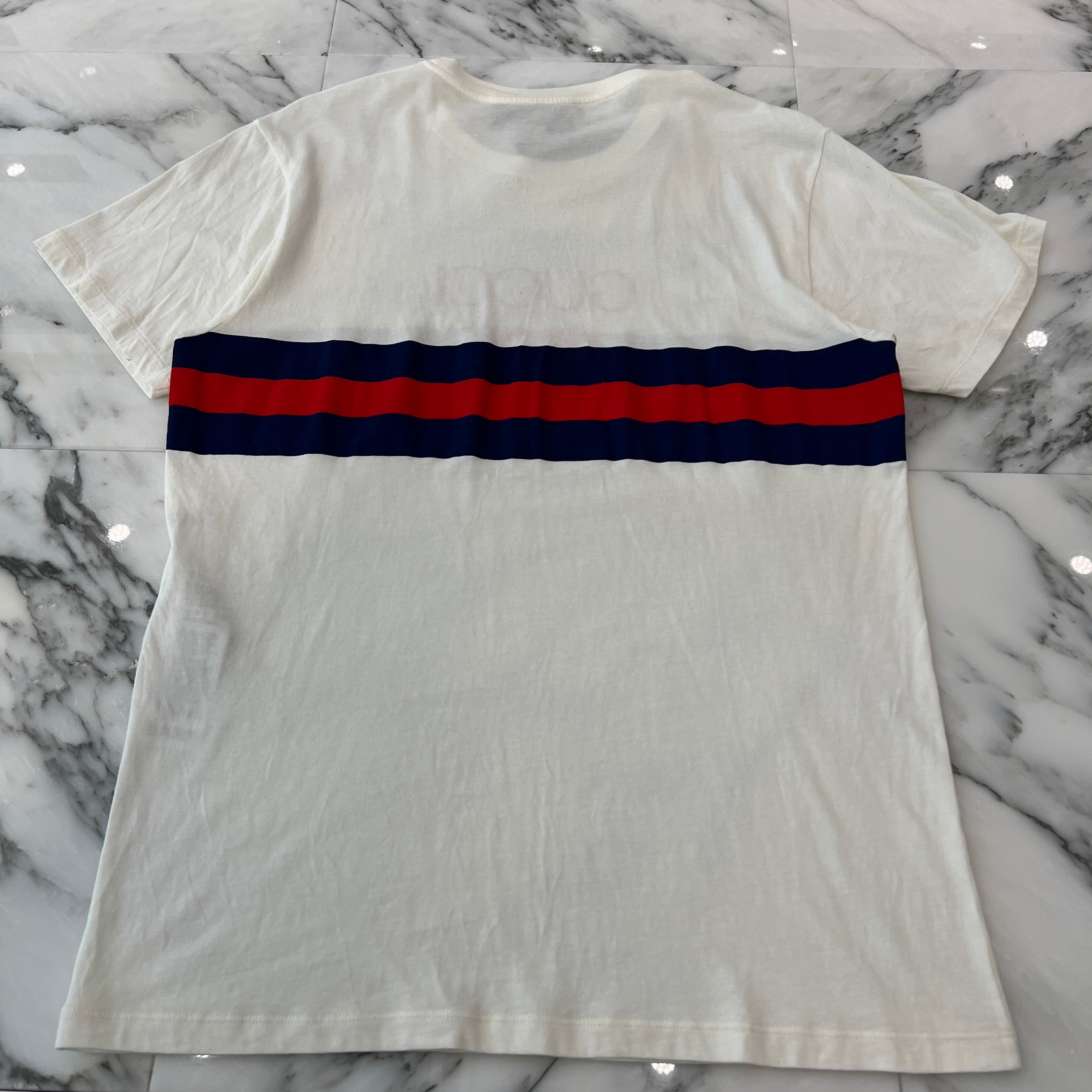 GUCCI 2023SS Interlocking Logo Print Tee 548334 XJET1 Size