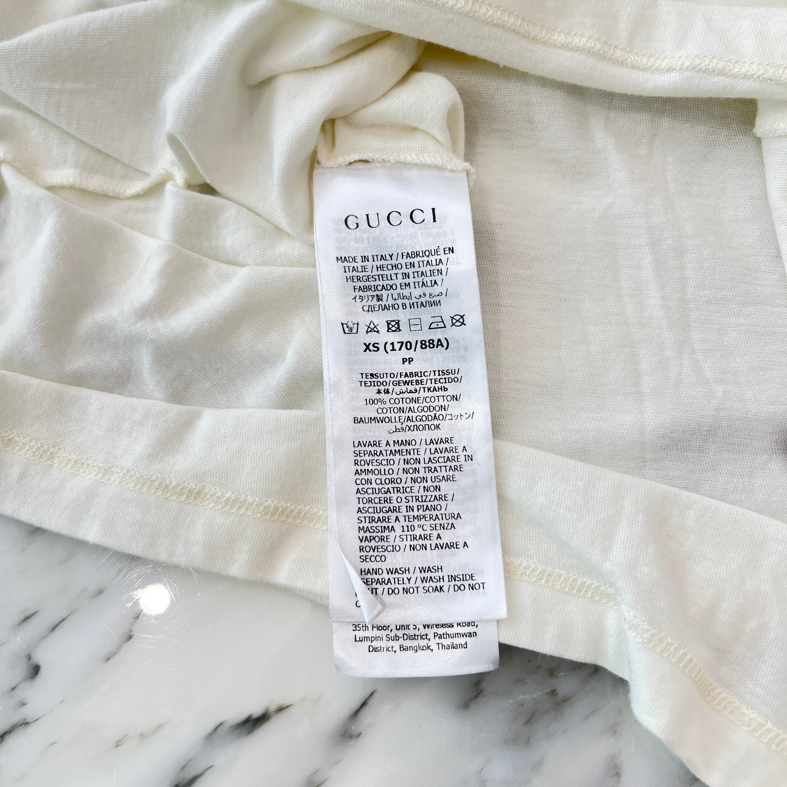 GUCCI 2023SS Interlocking Logo Print Tee 548334 XJET1 Size XS グッチ インターロッキング ロゴプリント Tシャツ サイズXS