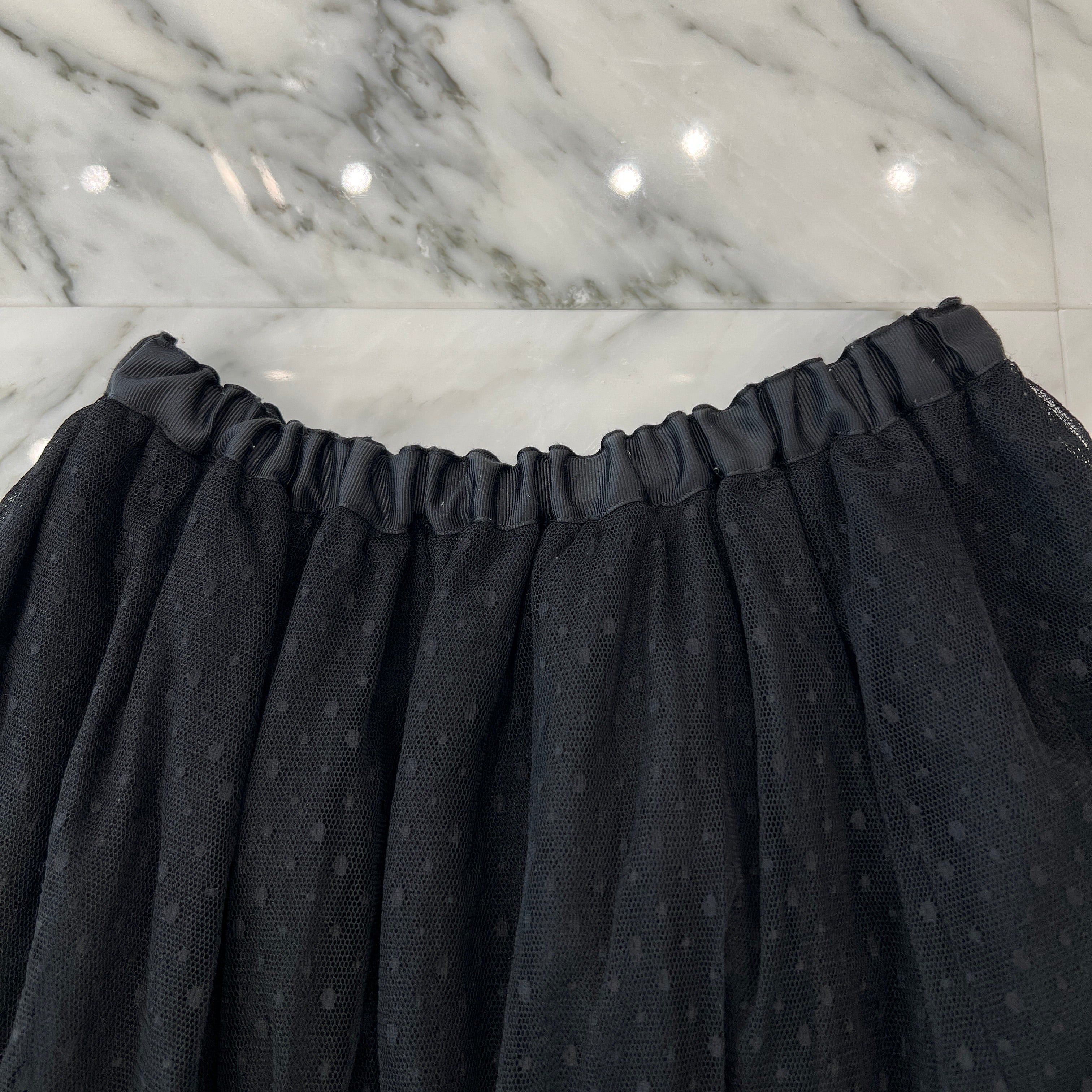 DIOR Christian Dior Dots Tulle Skirt 0WBM11SKT1 Size 8 ディオール クリスチャン・ディオール ドット チュールスカート サイズ8