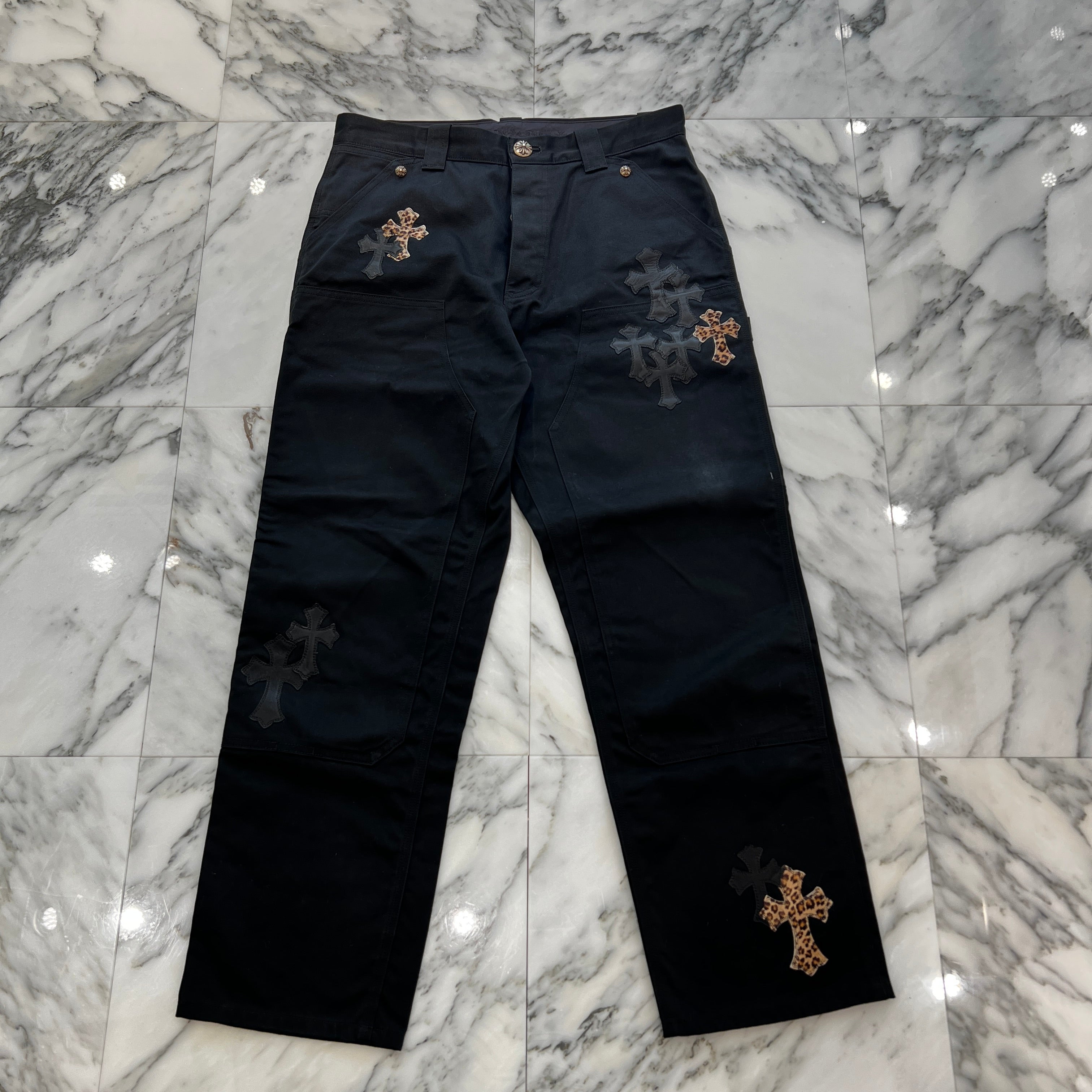 CHROME HEARTS クロムハーツ カーペンターパンツ インディゴ 36 CHROME HEARTS クロムハーツ カーペンターパンツ インディゴ 36 CHROME