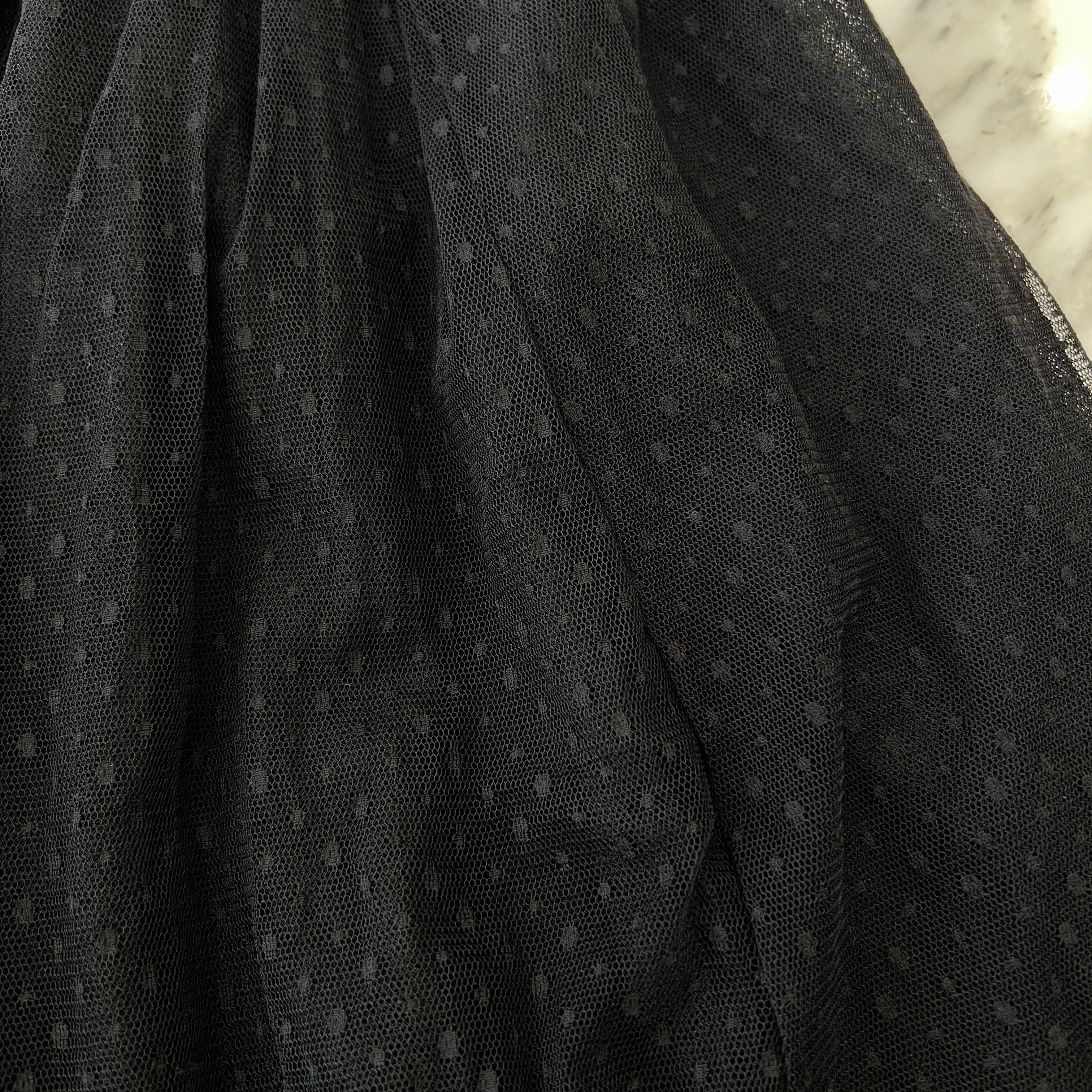 DIOR Christian Dior Dots Tulle Skirt 0WBM11SKT1 Size 8 ディオール クリスチャン・ディオール ドット チュールスカート サイズ8