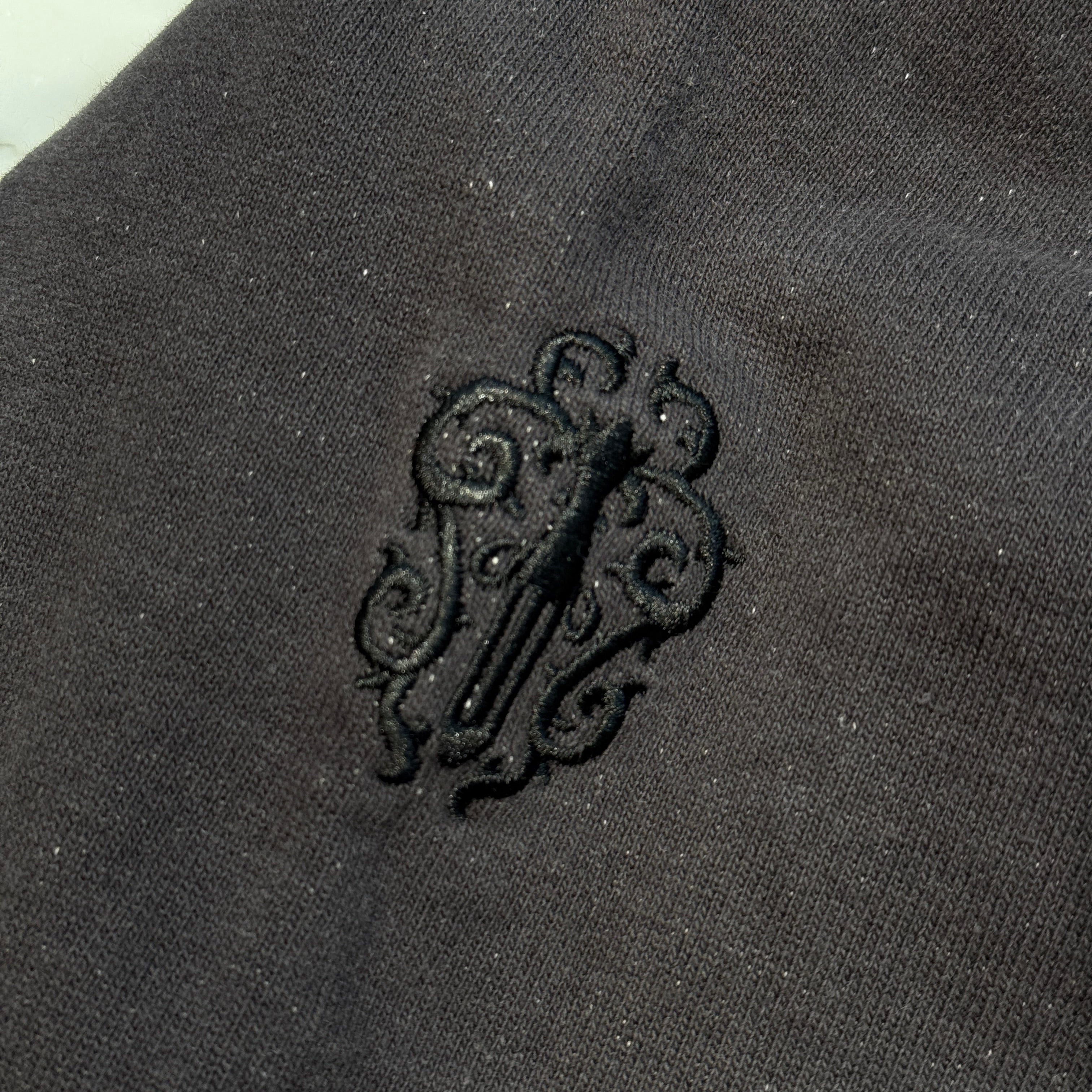 CHROME HEARTS YNOT Vertical Logo Embroidery Sweat Shirt Size L