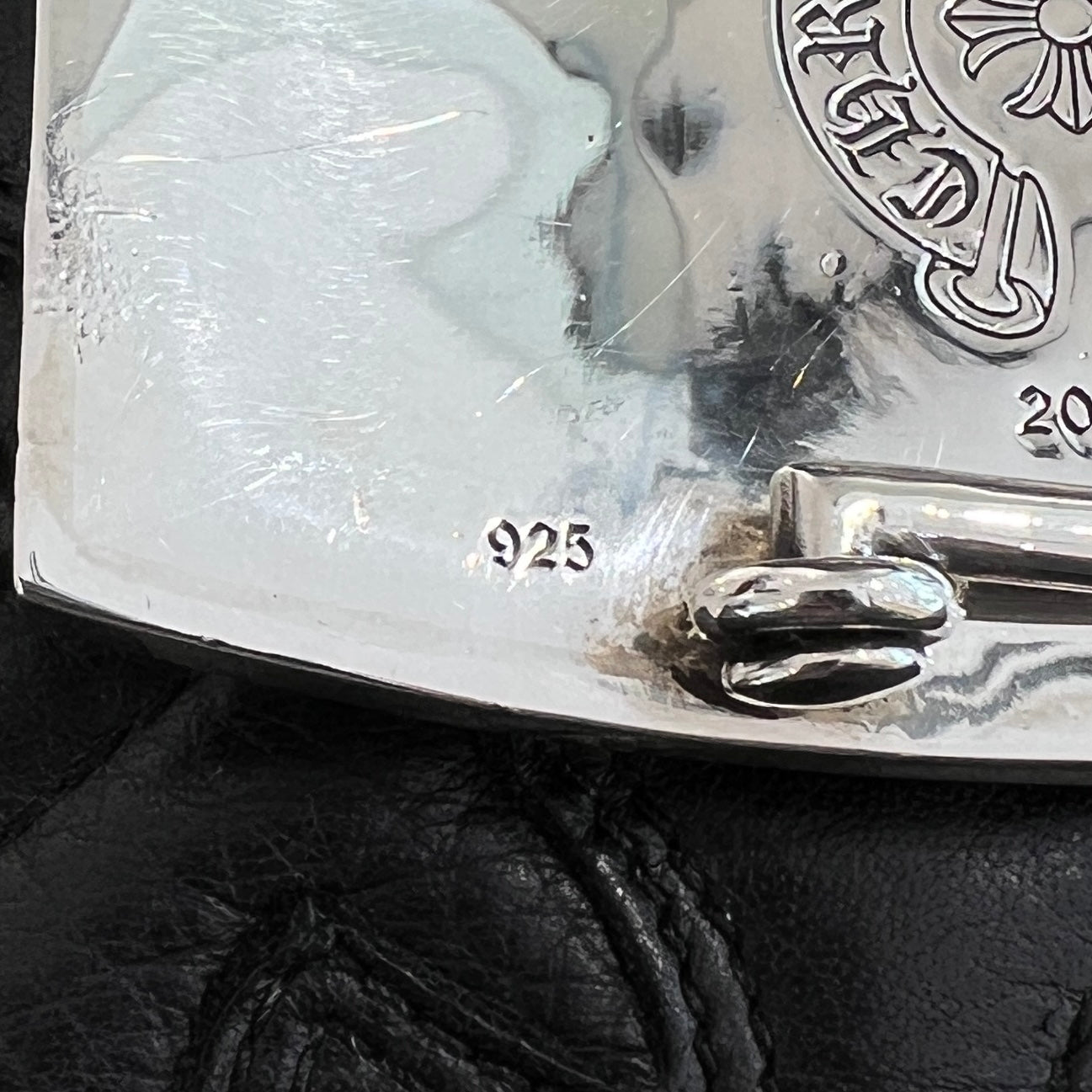 CHROME HEARTS Flare Knee Silver Belt Buckle クロムハーツ フレアニー  シルバー ベルトバックル