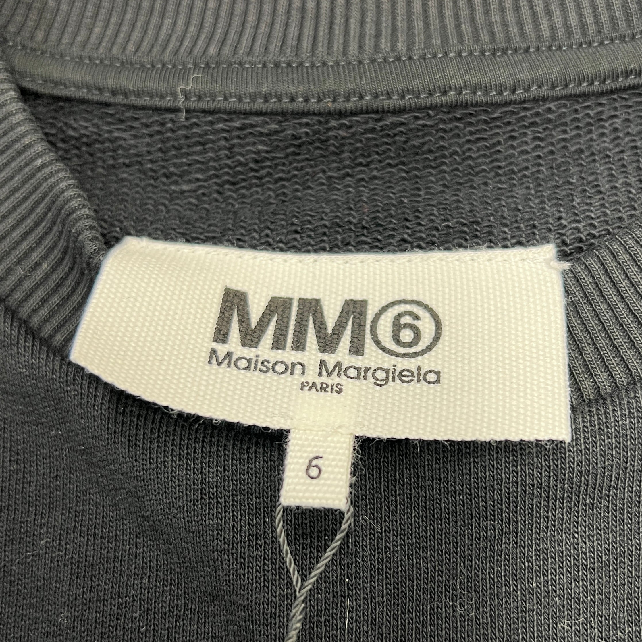 MM6 Maison Margiela 2022SS Logo Print Short Sleeve Tee Dress M60271-MM006 Size 6  MM6 メゾンマルジェラ ロゴプリント ショートスリーブ Tシャツ ワンピース サイズ6