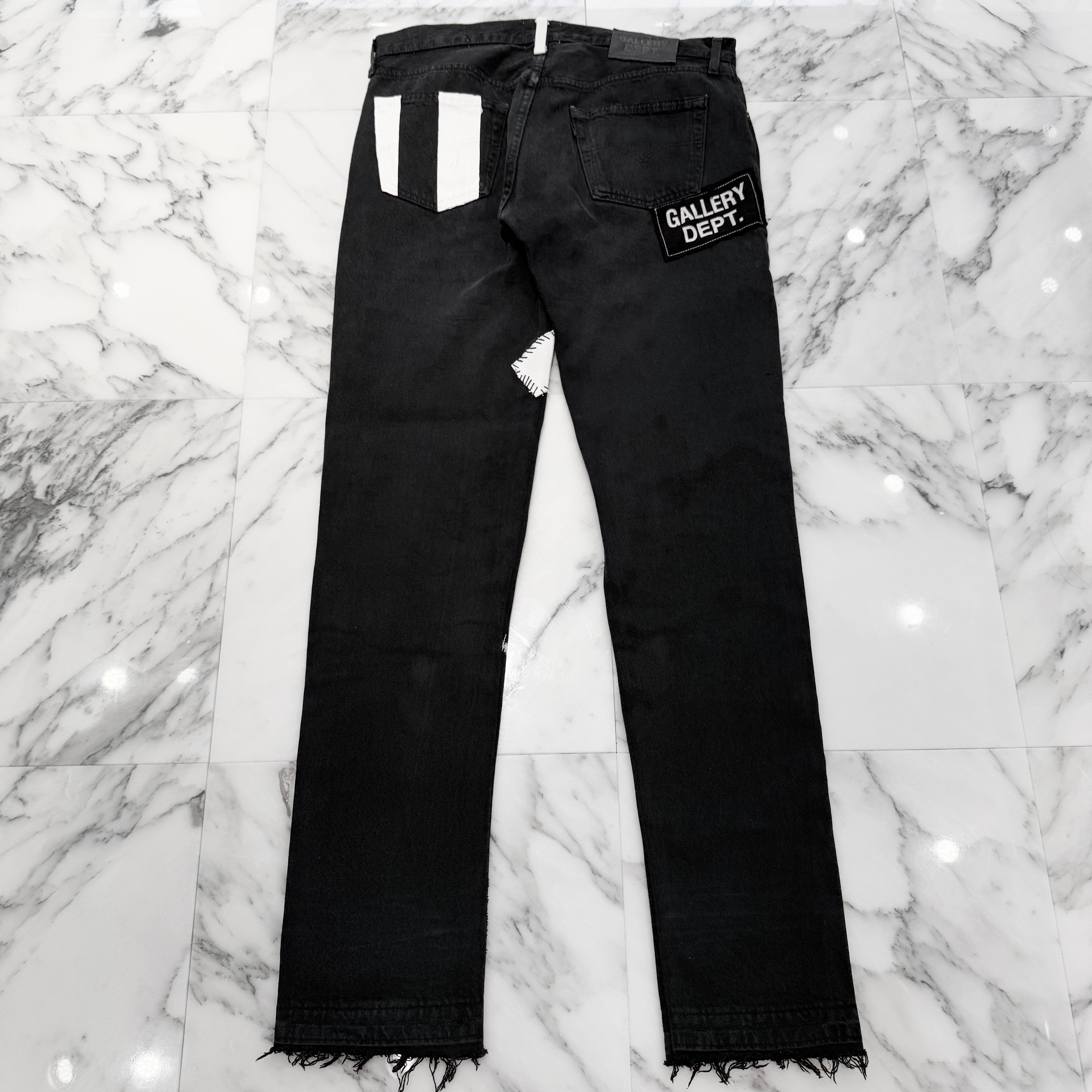 GALLERY DEPT. 2023AW Slim Fit Fuck Face Distressed Jeans FFD-5000 Size 32 ギャラリーデプト スリムフィット ファックフェイス ダメージジーンズ サイズ32