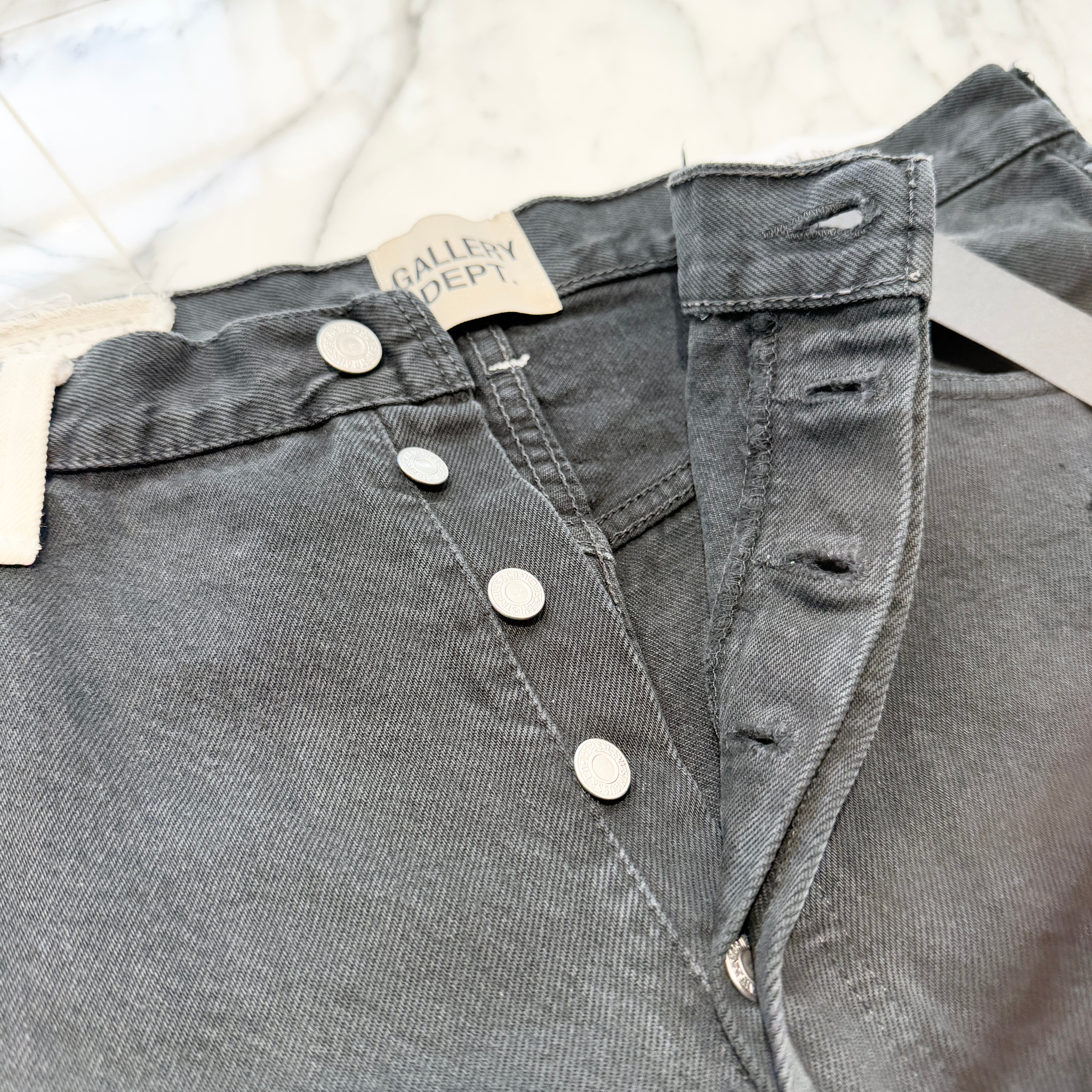 GALLERY DEPT. 2023AW Slim Fit Fuck Face Distressed Jeans FFD-5000 Size 32 ギャラリーデプト スリムフィット ファックフェイス ダメージジーンズ サイズ32