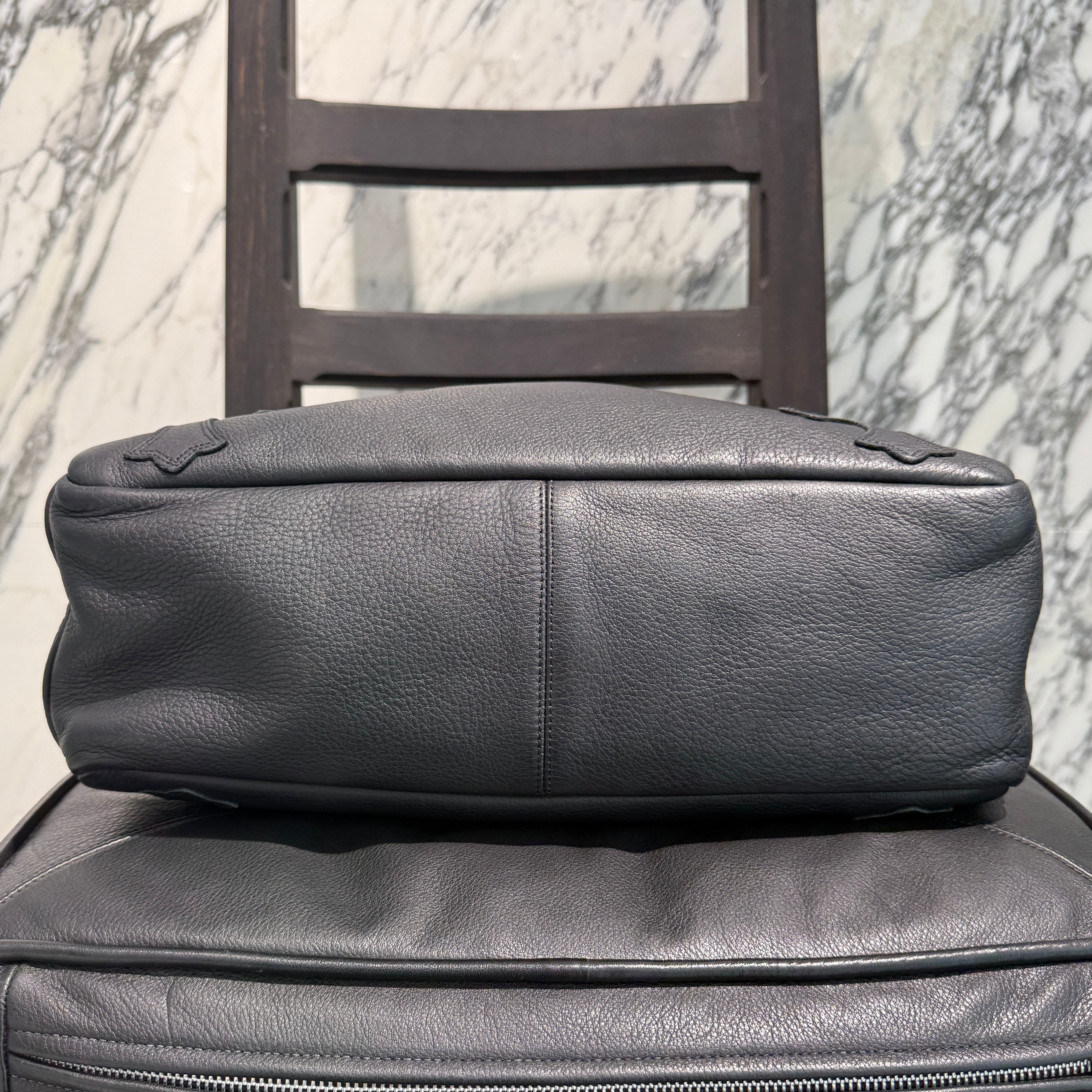 CHROME HEARTS BS Flare 4 Pocket Cross Leather Patch Tote Bag クロムハ―ツ BSフレア 4ポケット クロスレザーパッチ トートバッグ