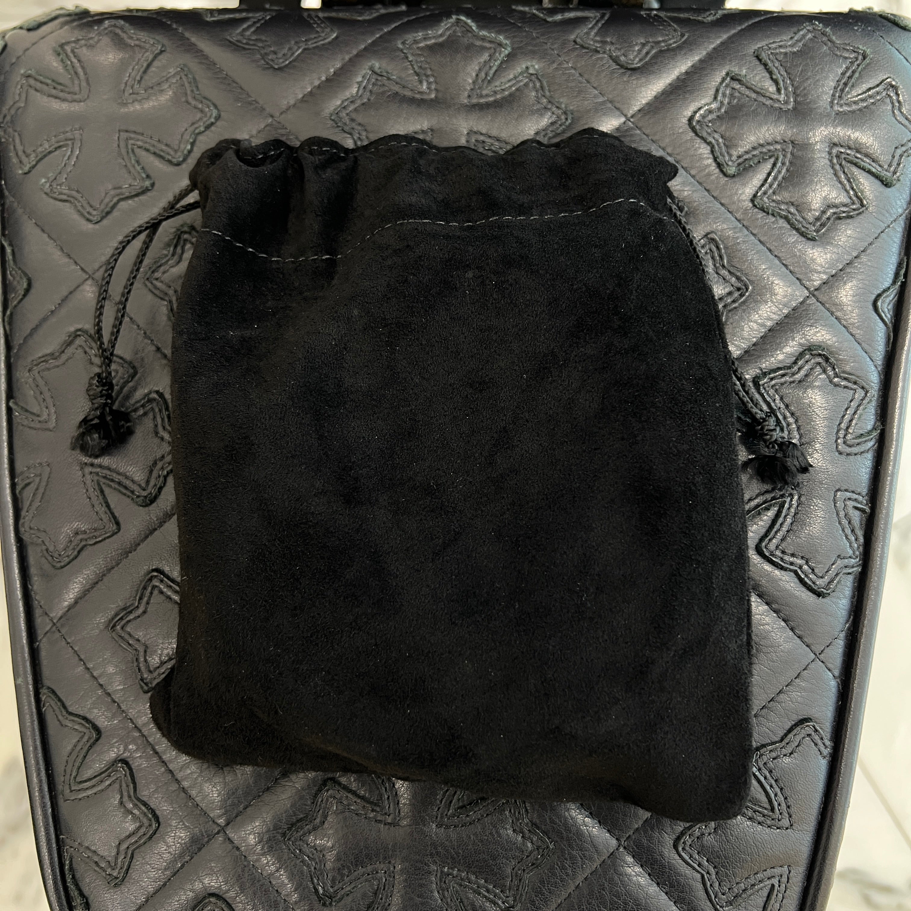 CHROME HEARTS Zero Pyramid Space Punk Studs Leather Belt Size 36 クロムハーツ ゼロピラミッドスペースパンクスタッズ レザーベルト サイズ36