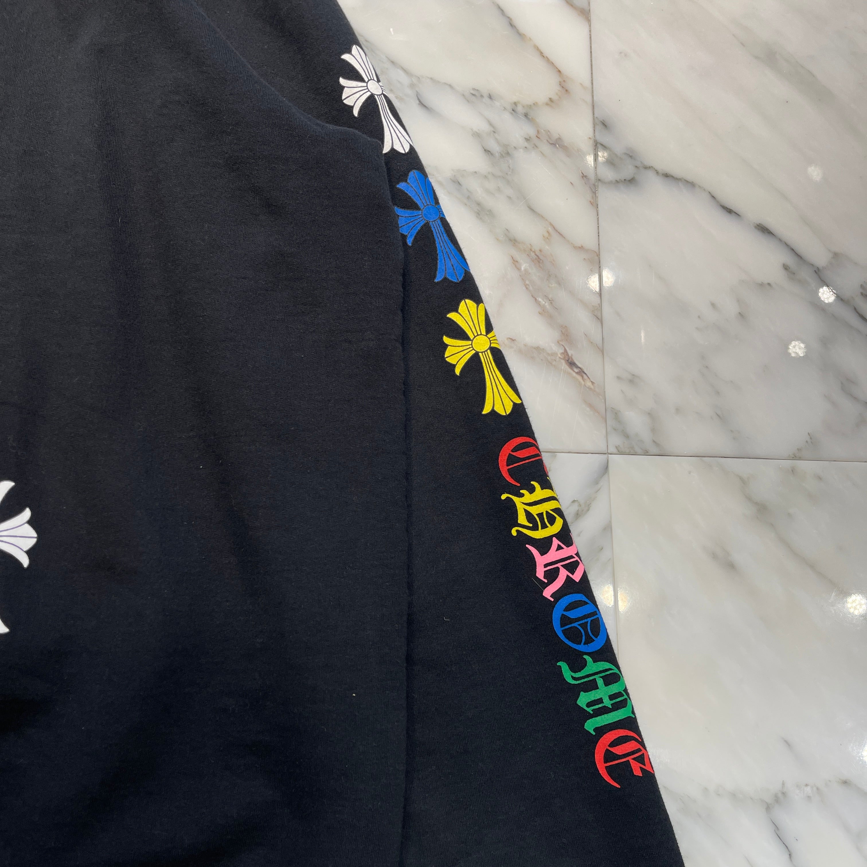 CHROME HEARTS 2022SS MLTCOL CEM CRS Pullover Hoodie Size XXL クロムハーツ マルチカラーセメタリークロス プルオーバーフーディー サイズXXL