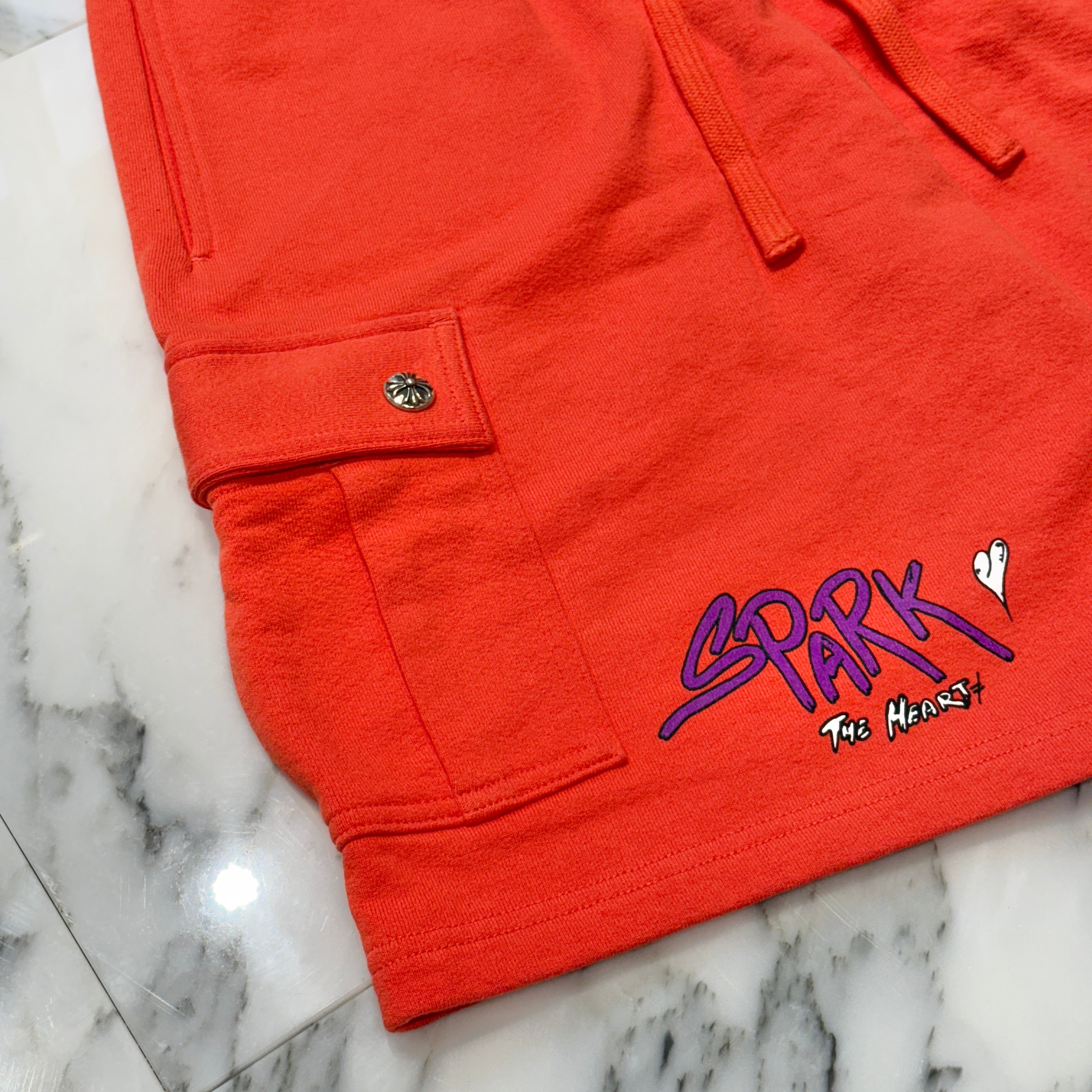 CHROME HEARTS×MATTY BOY 2023SS Sadistic Lipstick Half Pants Size M クロムハーツ ×マッティボーイ サディスティックリップスティック ハーツパンツ サイズM