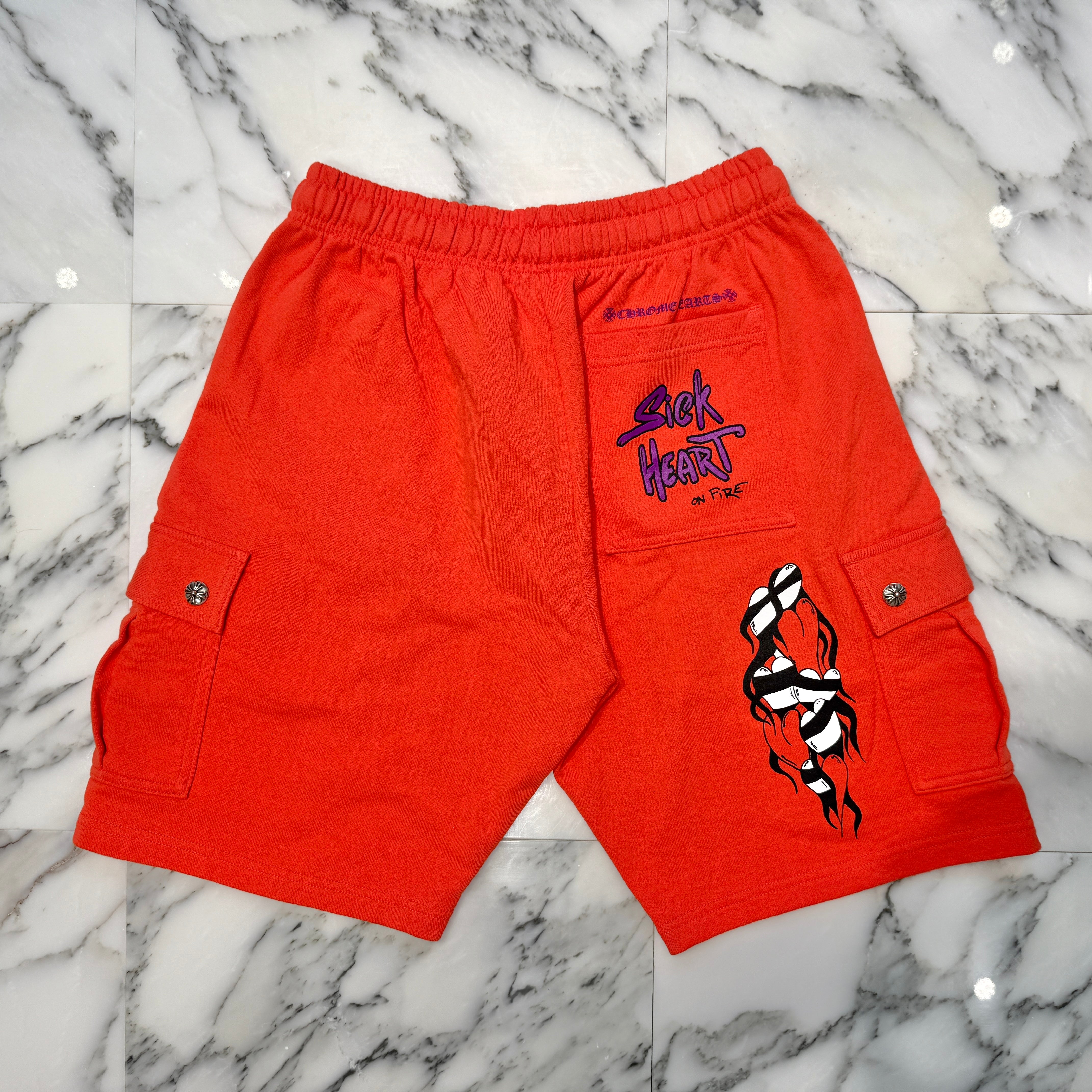 CHROME HEARTS×MATTY BOY 2023SS Sadistic Lipstick Half Pants Size L