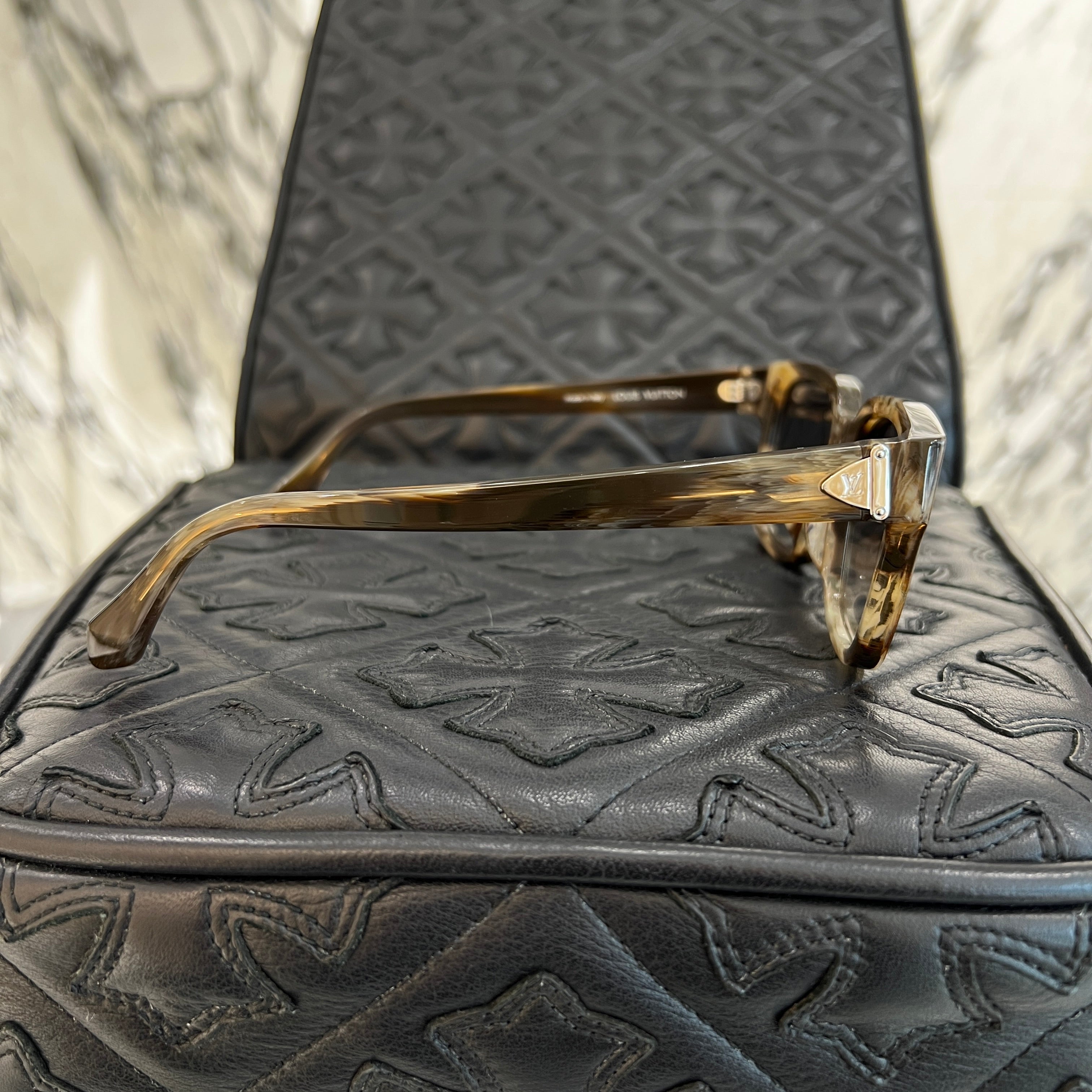 LOUIS VUITTON 2022AW LV Glide Square Sunglasses Z1785E Size 56□20