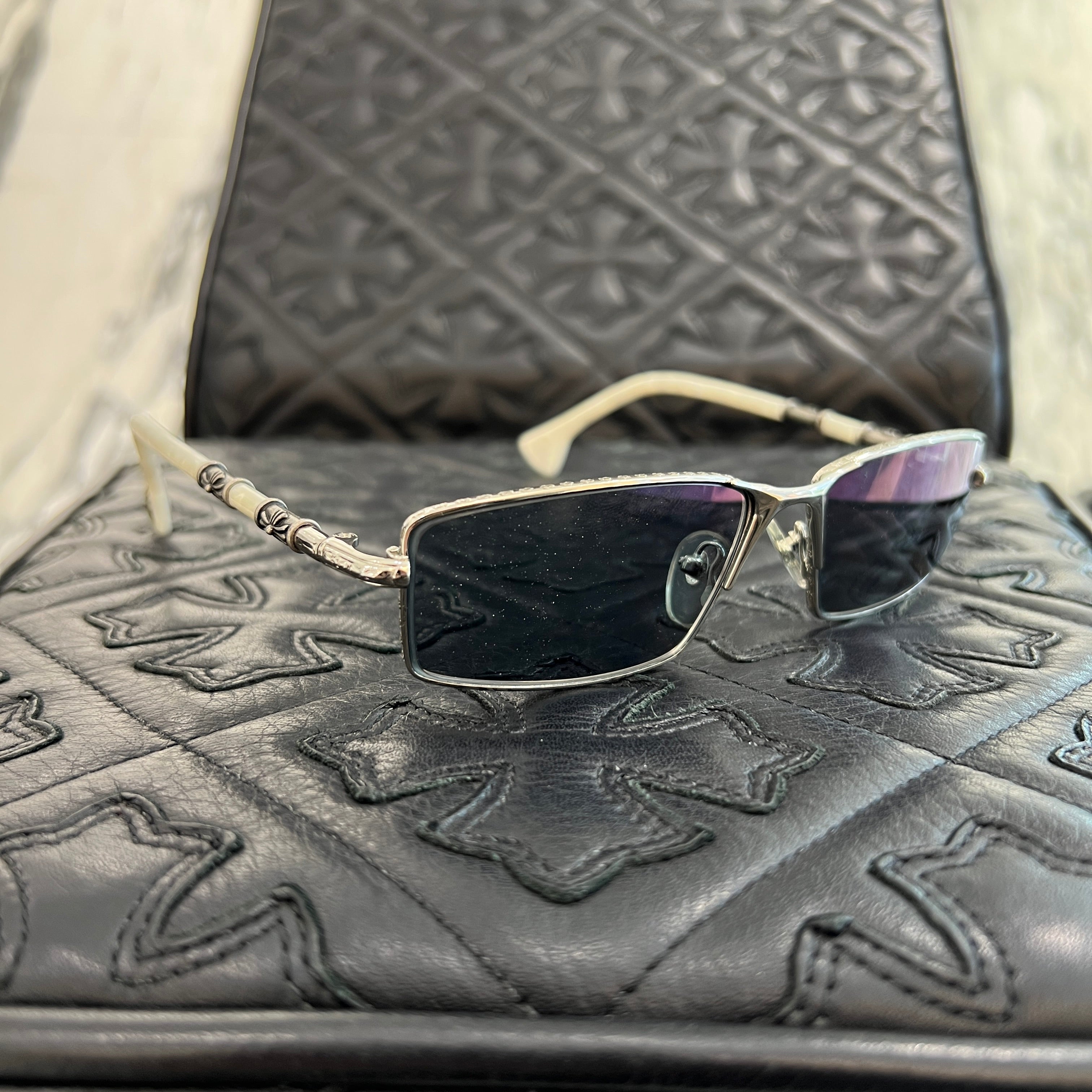 CHROME HEARTS Head Frost Sunglasses Size 57□16-135 クロムハーツ ヘッドフロストサングラス サイズ57×16-135