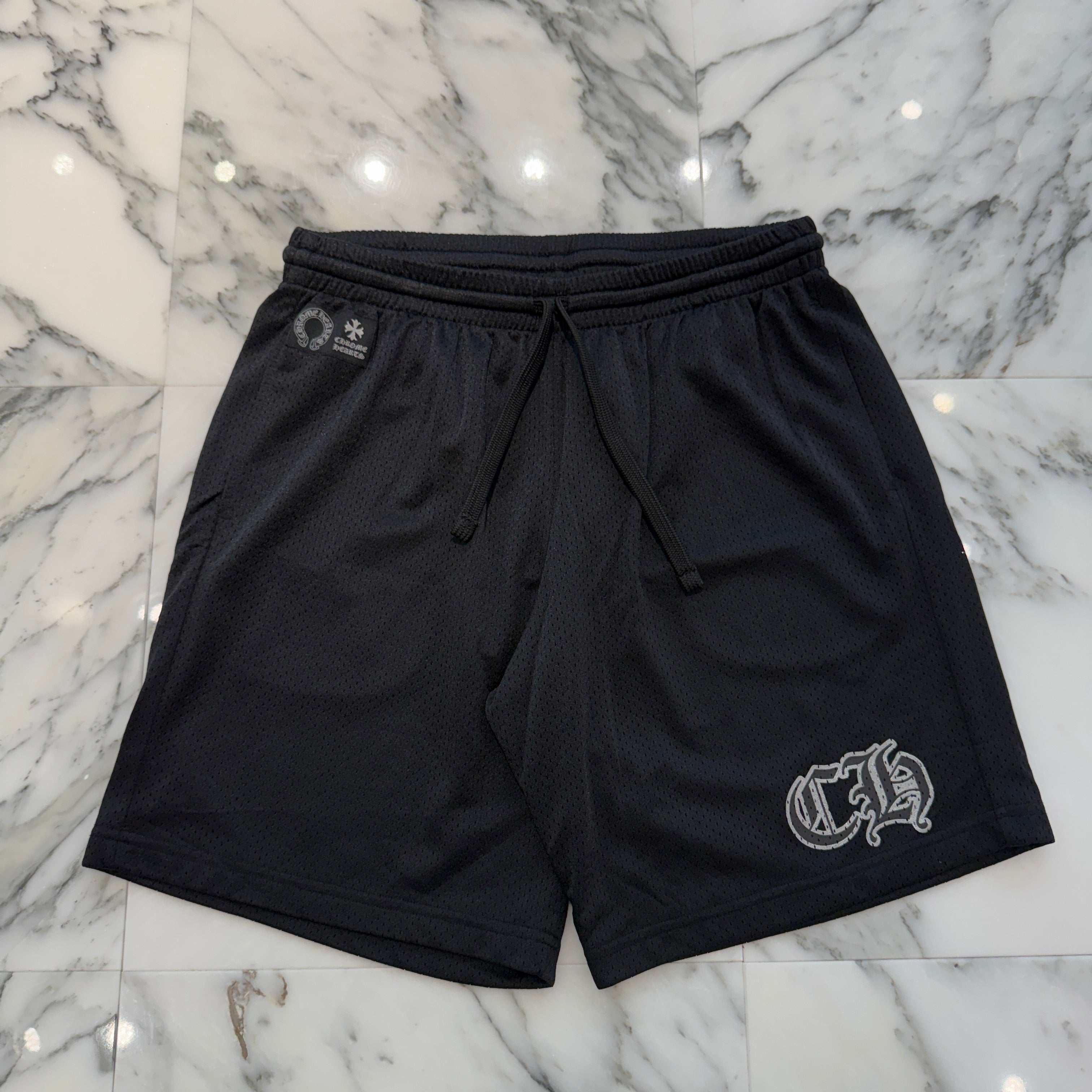 CHROME HEARTS Mesh Varsity Shorts Size L クロムハーツ