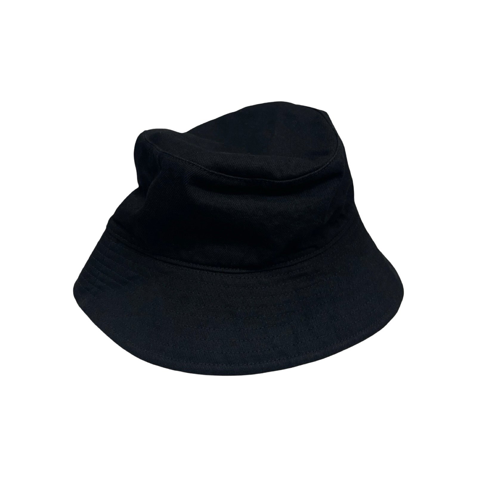 MINEDENIM Black Denim Bucket Hat 2109-0001 Size 2