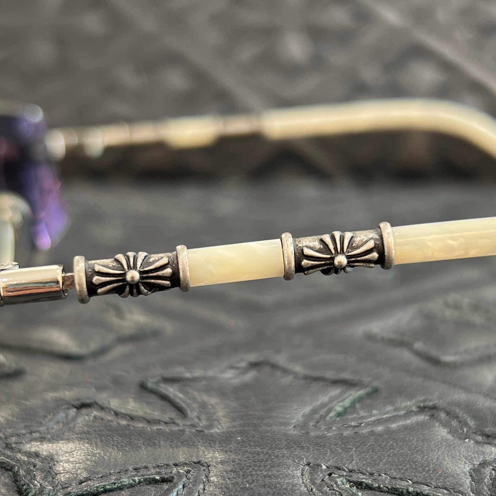 CHROME HEARTS Head Frost Sunglasses Size 57□16-135 クロムハーツ ヘッドフロストサングラス サイズ57×16-135