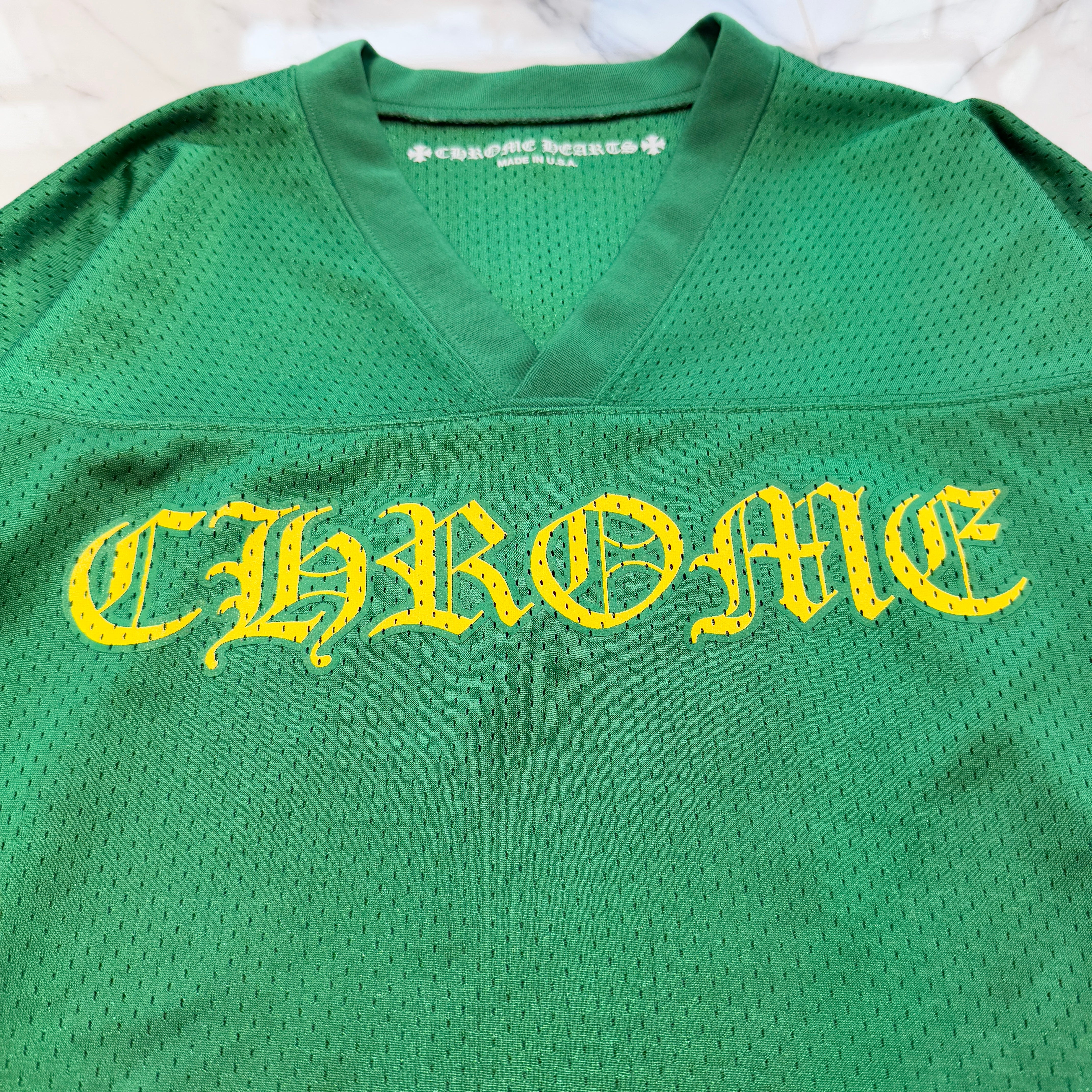 CHROME HEARTS Mesh Warm Up Jersey Size M クロムハーツ メッシュウォームアップジャージー サイズM