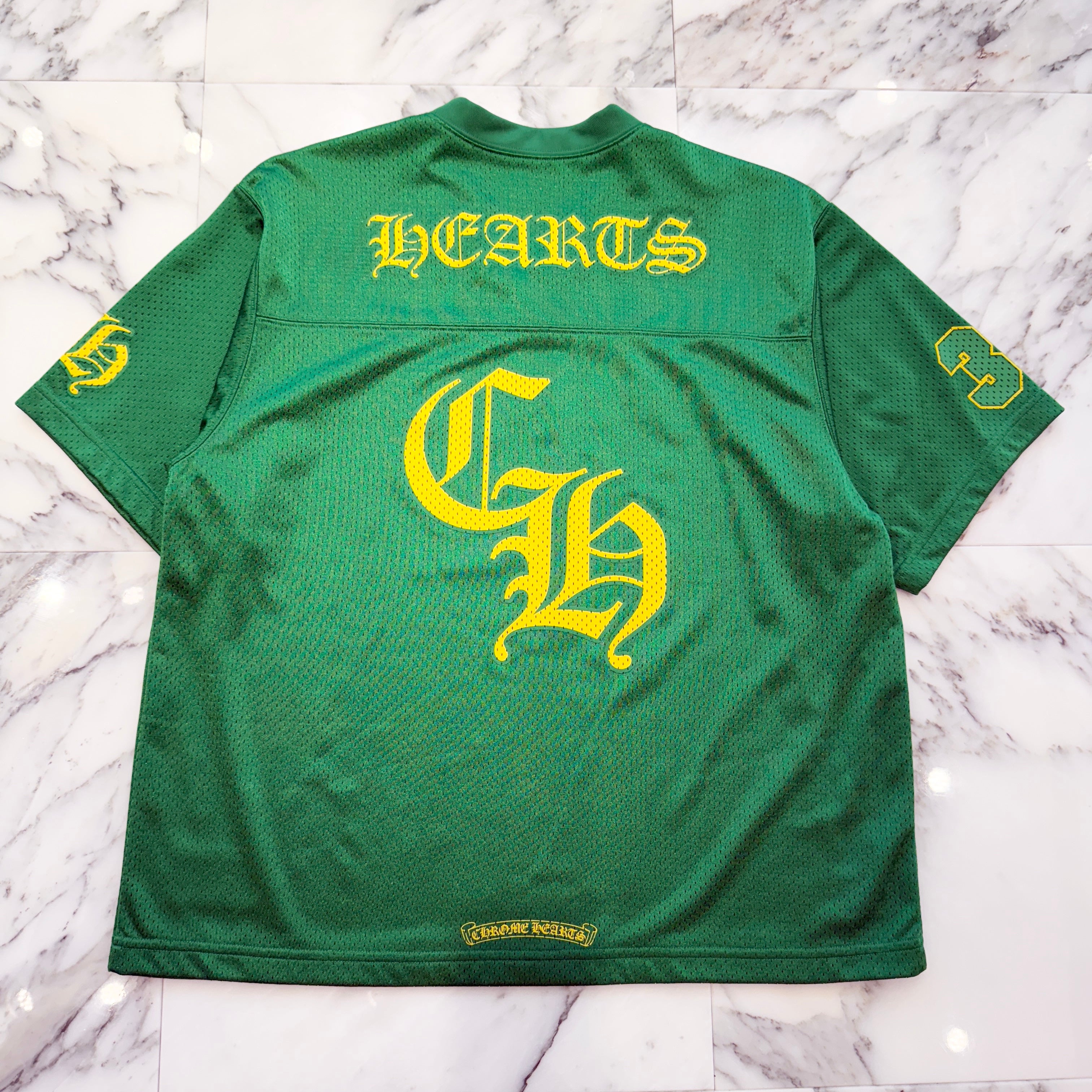 CHROME HEARTS Mesh Warm Up Jersey Size M クロムハーツ メッシュウォームアップジャージー サイズM