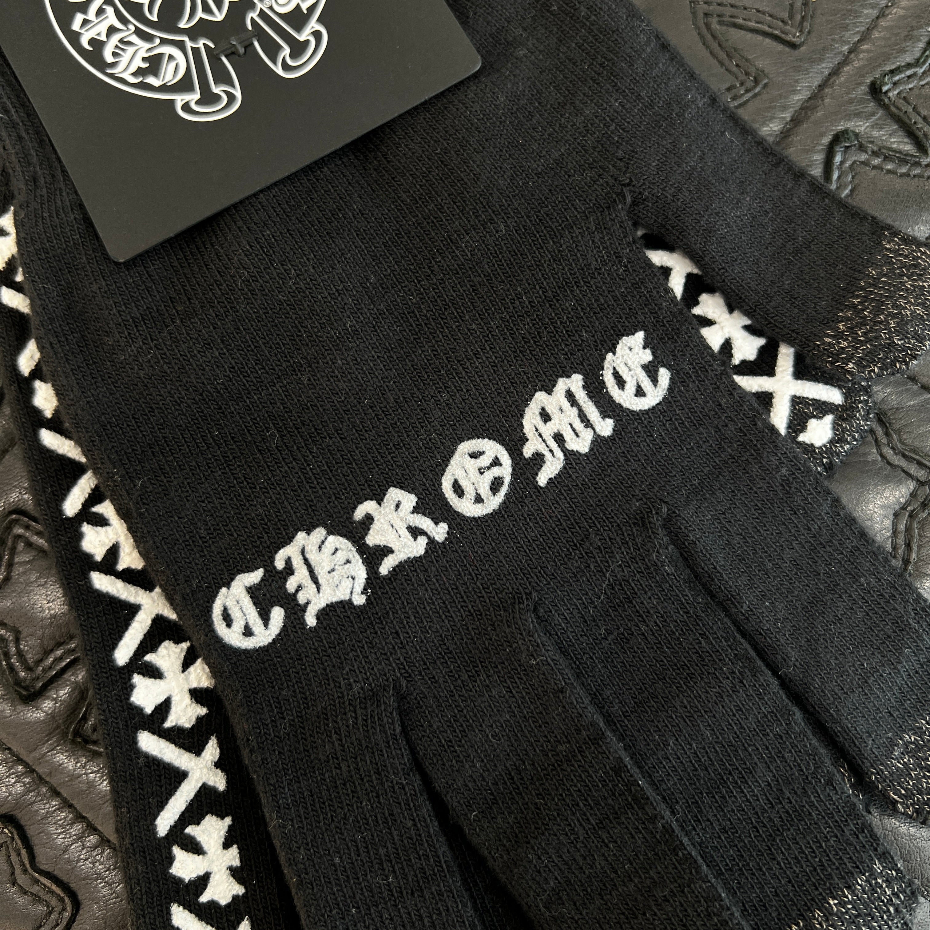 CHROME HEARTS Logo Print Work Gloves Size L クロムハーツ ロゴプリント ワークグローブ サイズL