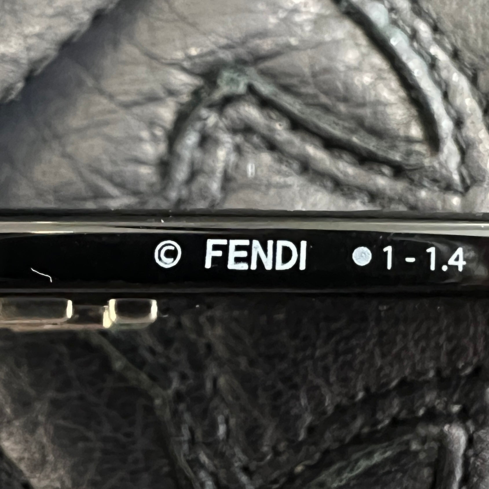 FENDI FF Logo Rectangle Sunglasses Size 56□17-145 フェンディ FFロゴ レクタングル サングラス サイズ56□17-145