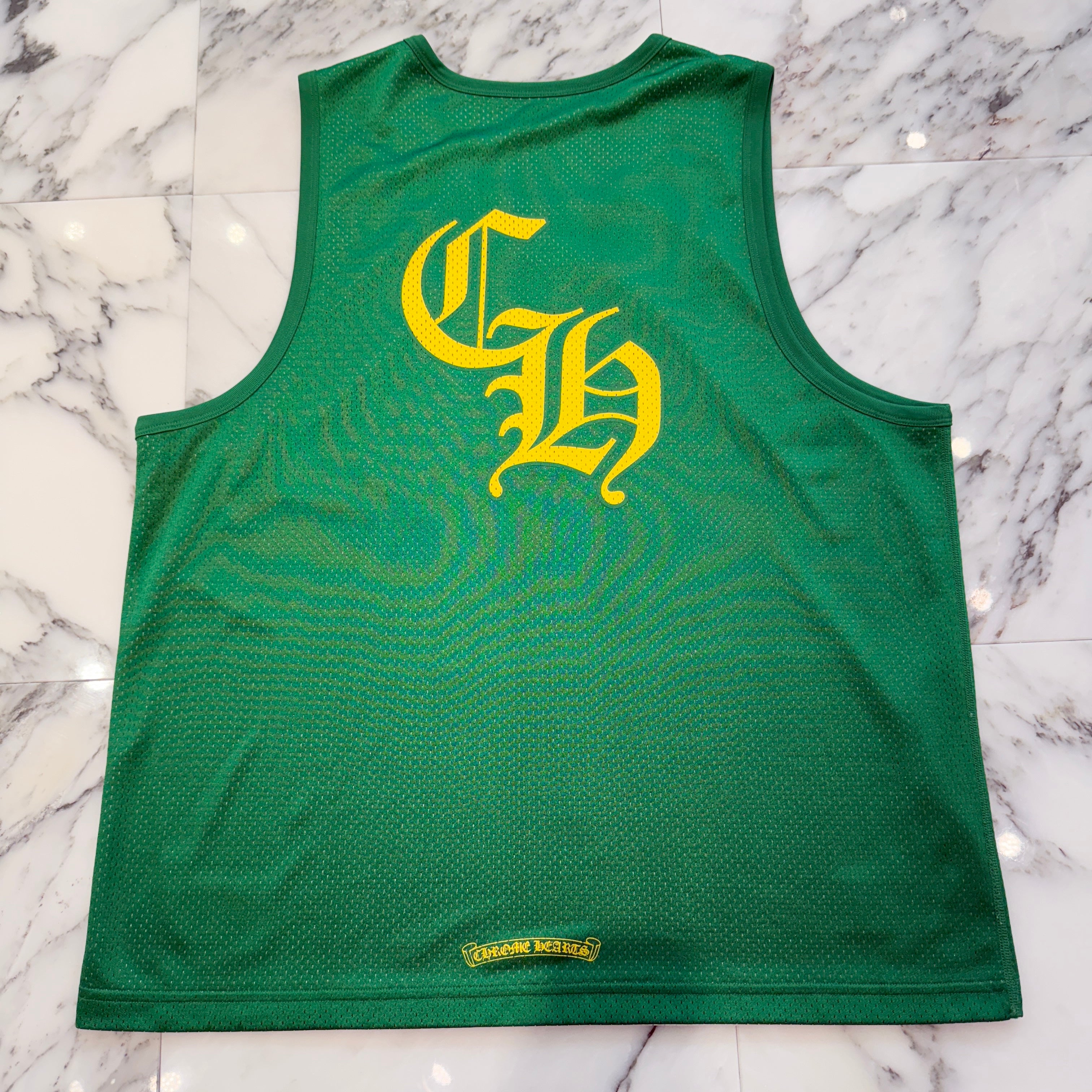 CHROME HEARTS Mesh Warm Up Jersey Size L クロムハーツ メッシュウォームアップジャージー サイズL