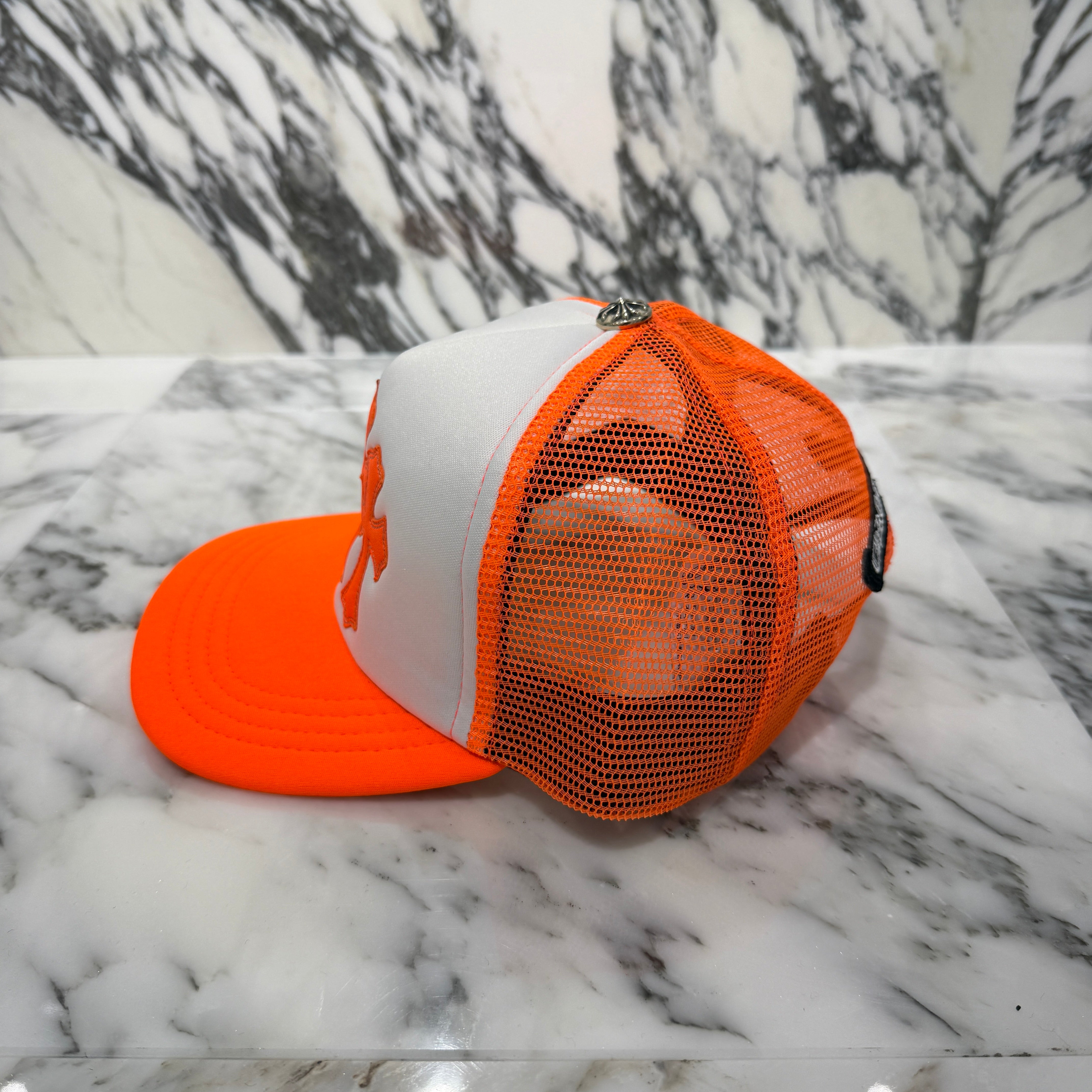 CHROME HEARTS Triple Cross Patch Trucker Cap ONE SIZE（53-60）