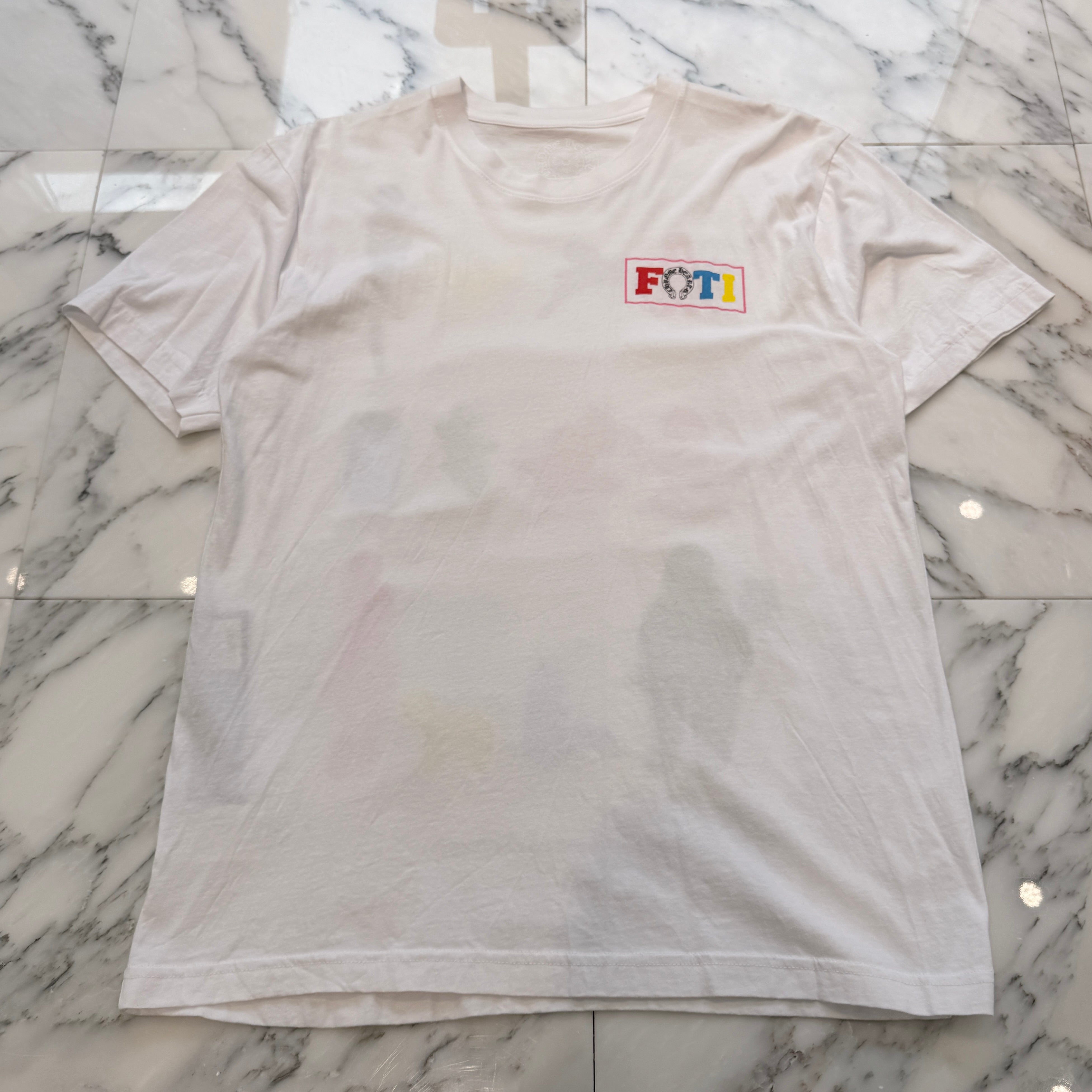 CHROME HEARTS 2023SS FOTI Rainbow Family Tee Size L クロムハーツ フォティ レインボー ファミリー Tシャツ サイズL