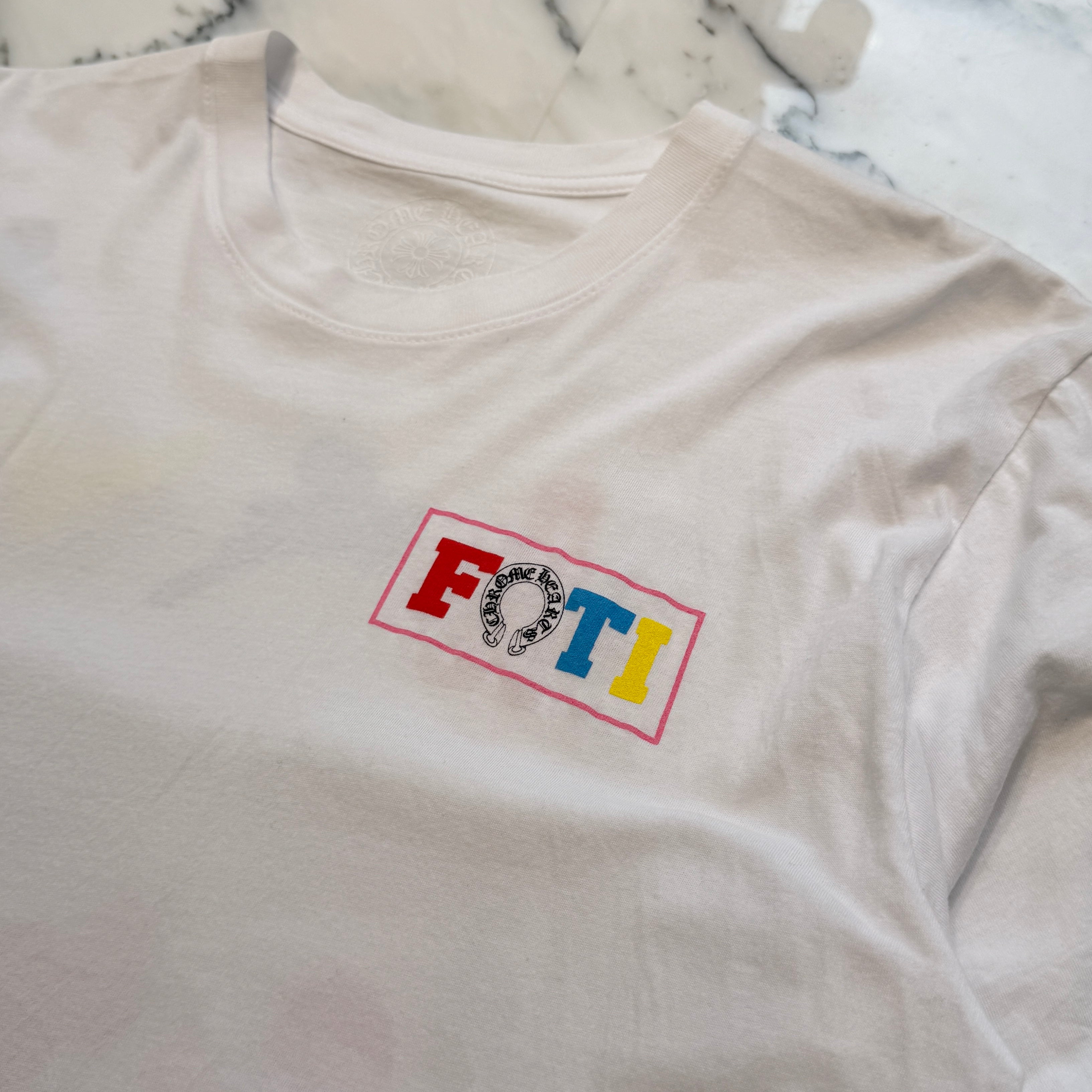 CHROME HEARTS 2023SS FOTI Rainbow Family Tee Size L クロムハーツ フォティ レインボー ファミリー Tシャツ サイズL