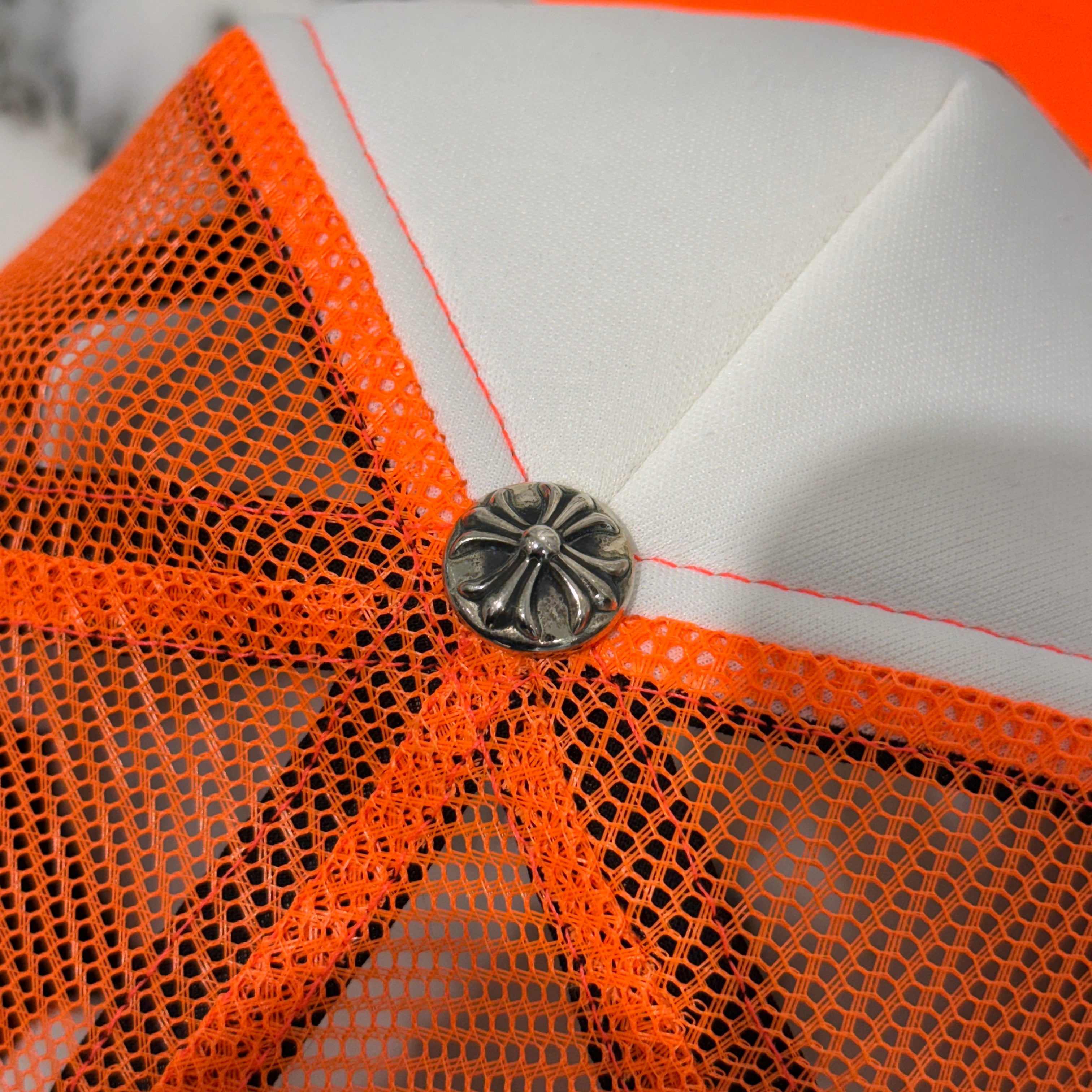 CHROME HEARTS Triple Cross Patch Trucker Cap ONE SIZE（53-60）