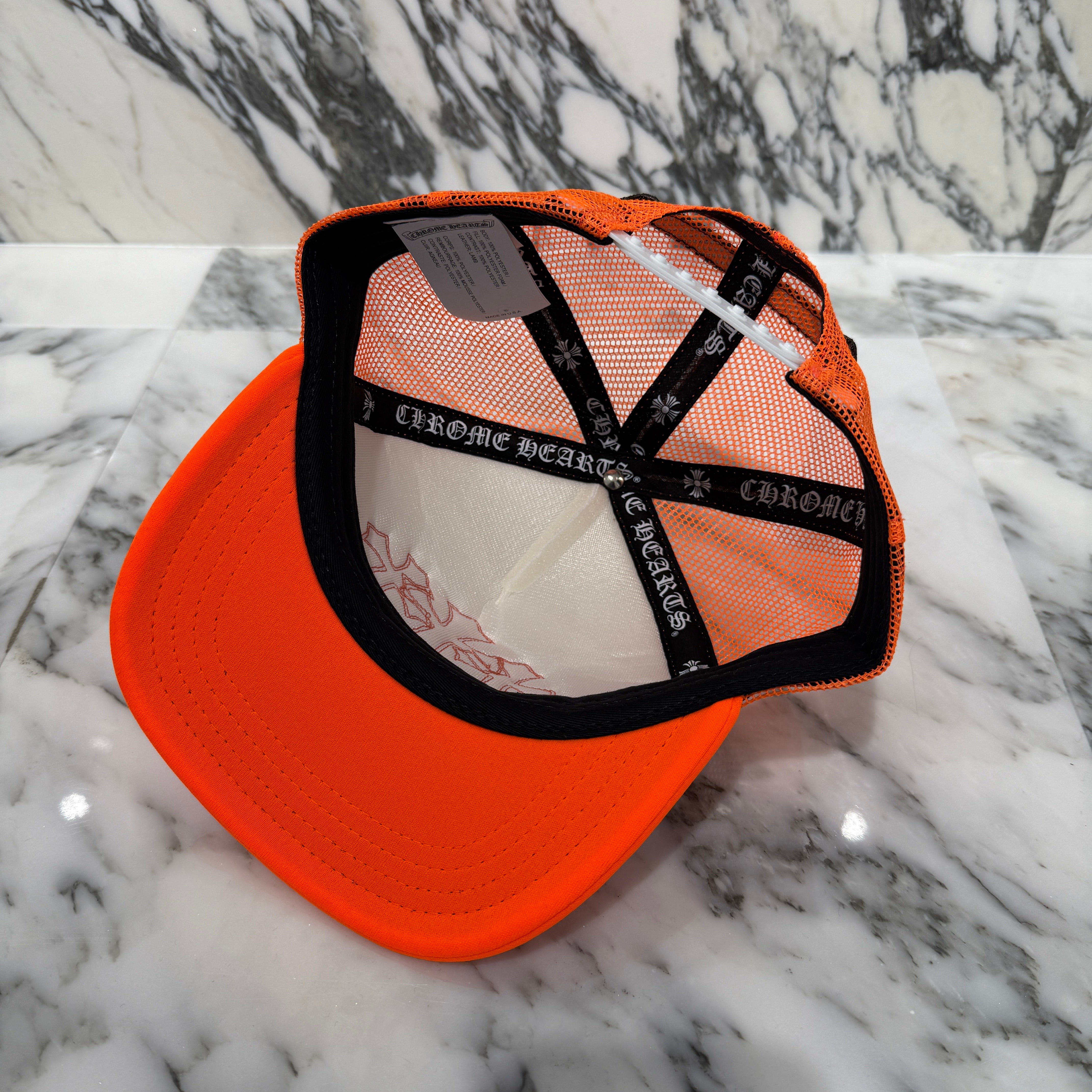 CHROME HEARTS Triple Cross Patch Trucker Cap ONE SIZE（53-60）